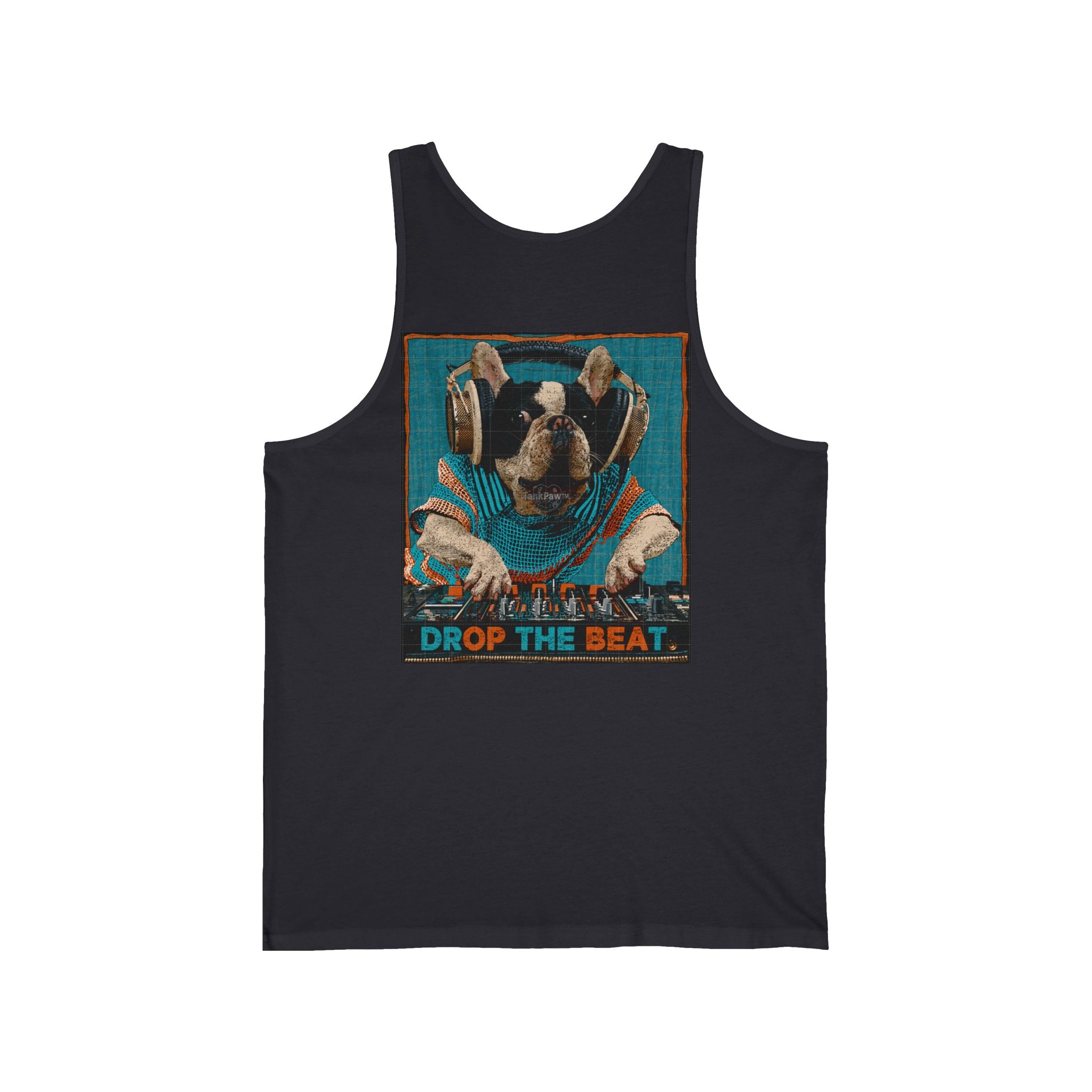 DJ Monkey 'Drop the Beat' Tank Top – Retro Music Festival Graphic