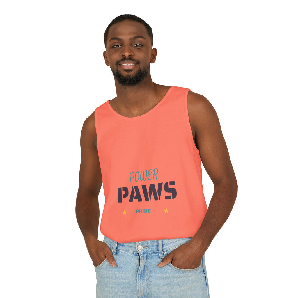 Power Paws Tank Top — "Frenchie Strong" Graphic Dog Fitness Tank