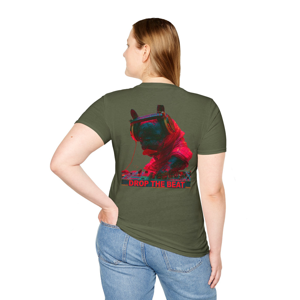 Frenchie Beats T-Shirt – DJ French Bulldog Music Festival Graphic Tee