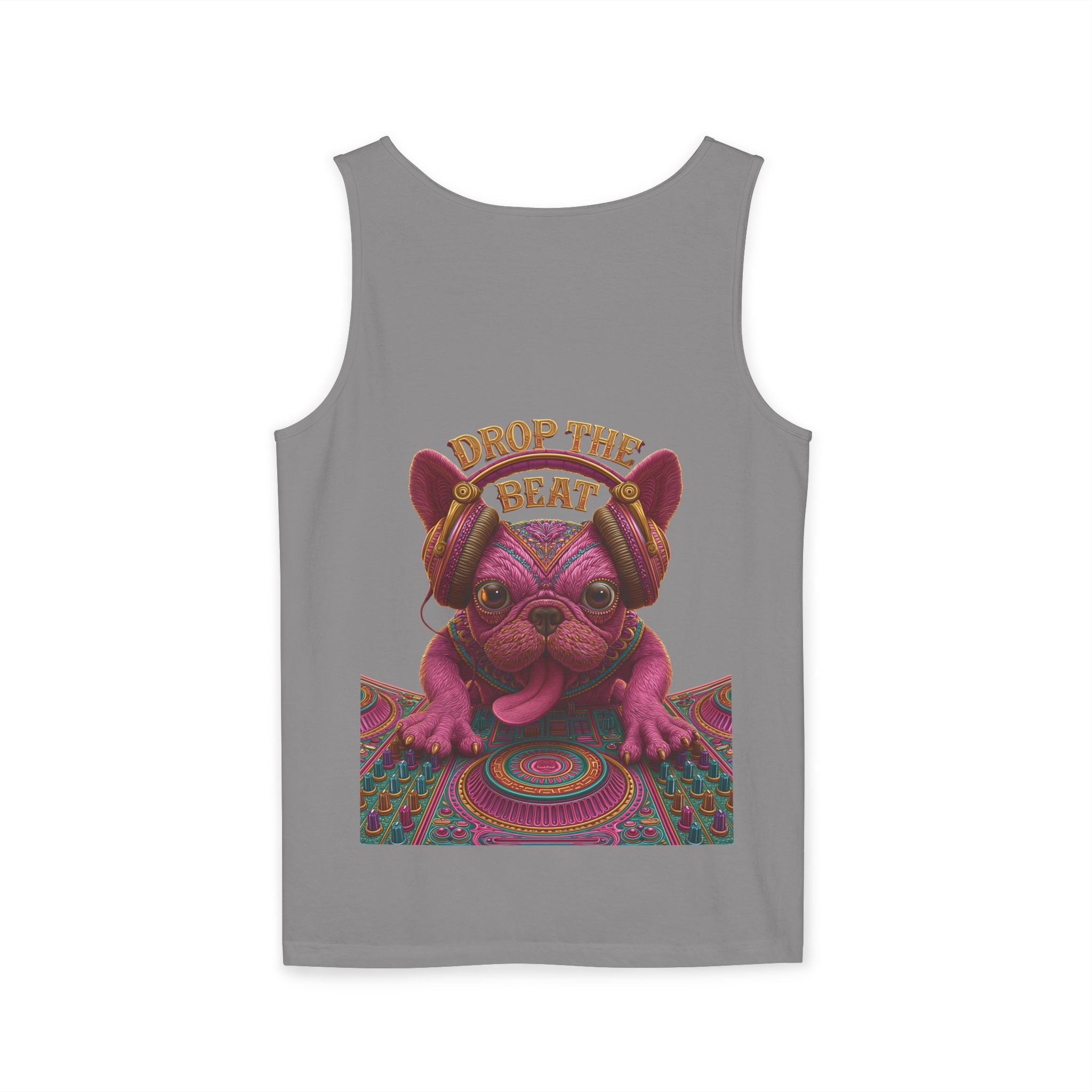 French Bulldog DJ Tank Top – EDM Music Festival Shirt for Dog Lovers | TankPaw™