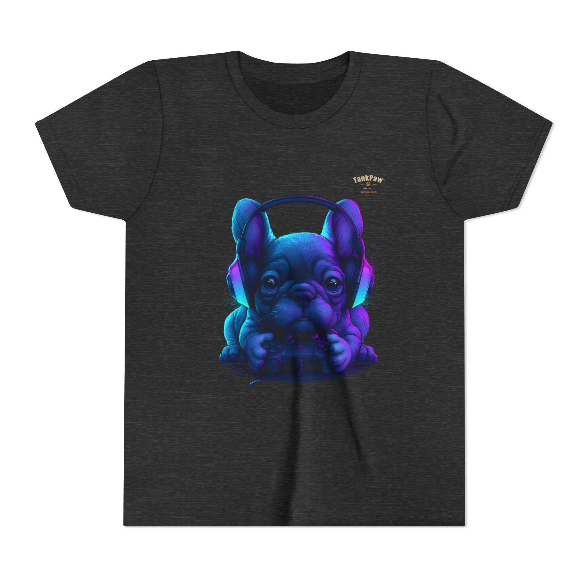 Youth French Bulldog Graphic T-Shirt – Cool Frenchie Tee for Kids & Teens