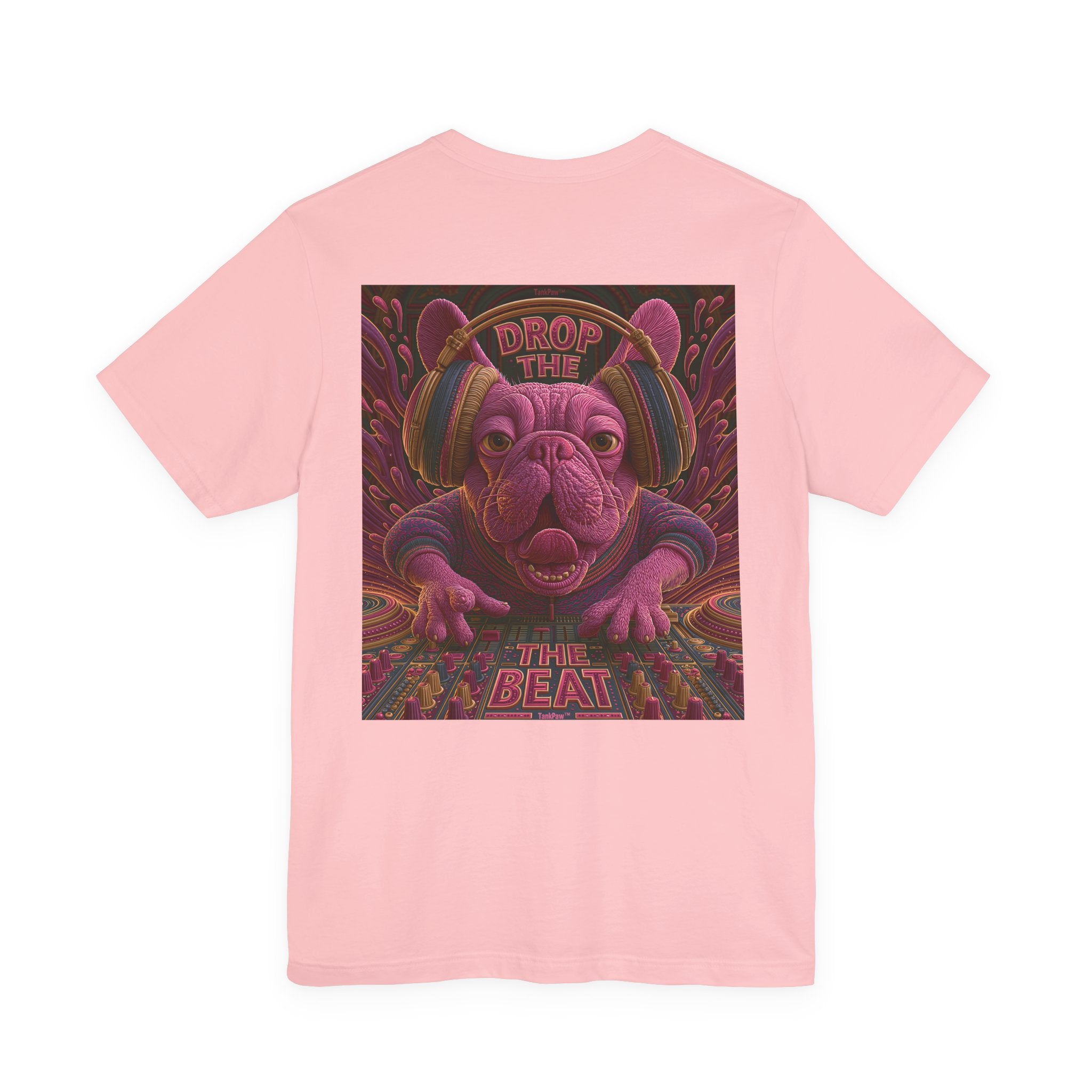 Electric French Bulldog T-Shirt – Neon DJ Dog Shirt for Music Lovers