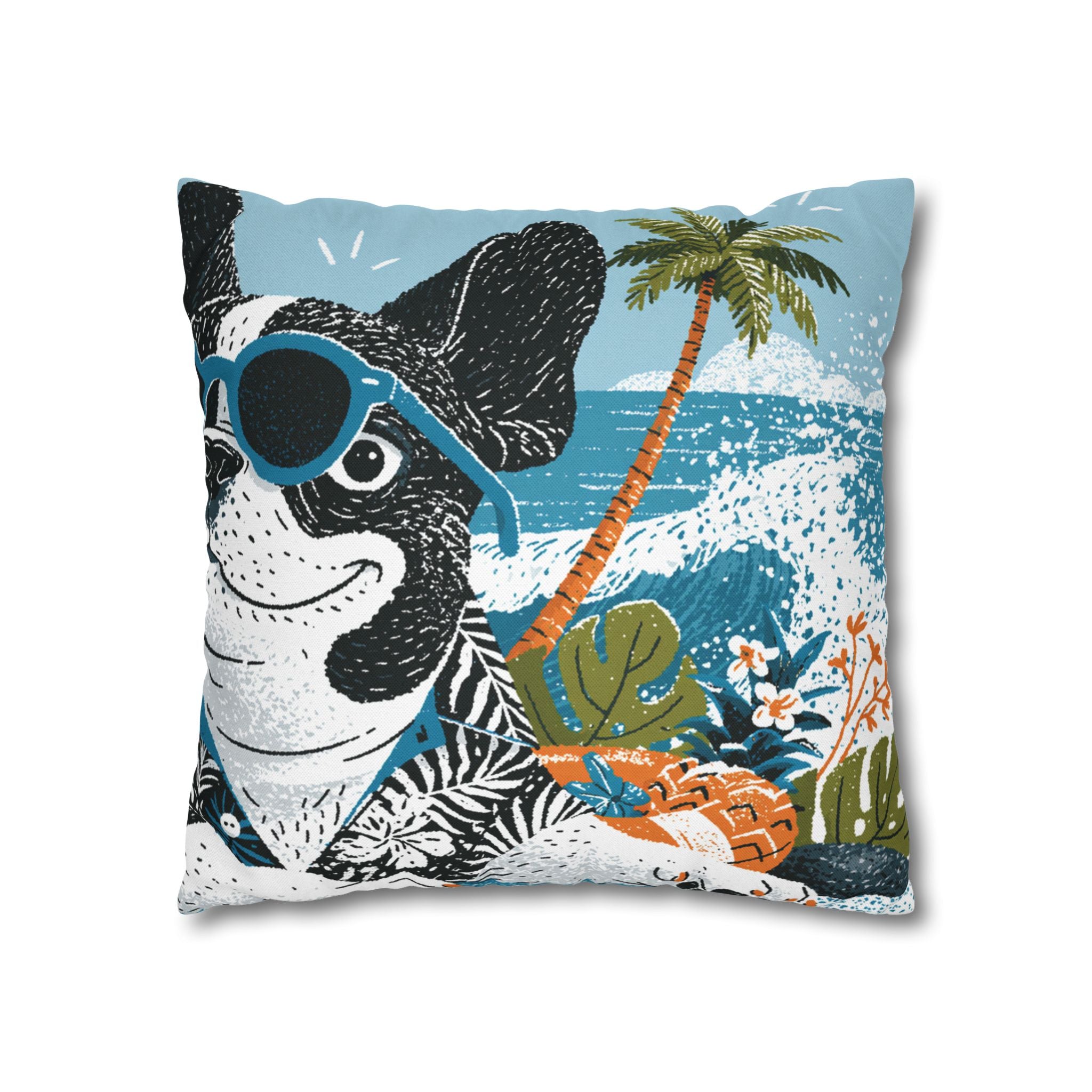 French Bulldog Throw Pillow – Cute Frenchie Decorative Cushion for Dog Lovers
