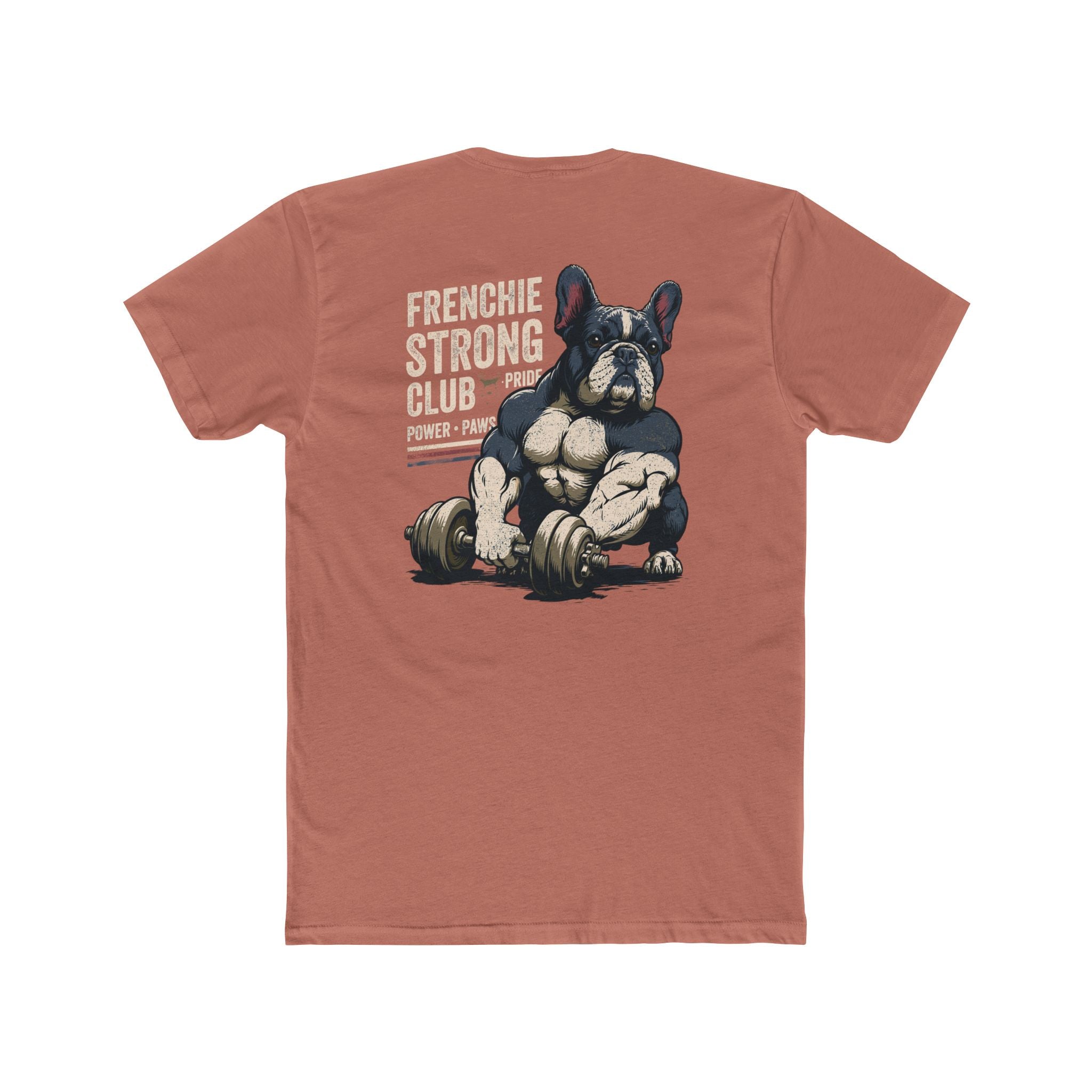 Muscular French Bulldog Graphic T-Shirt | TankPaw™ Gym Collection