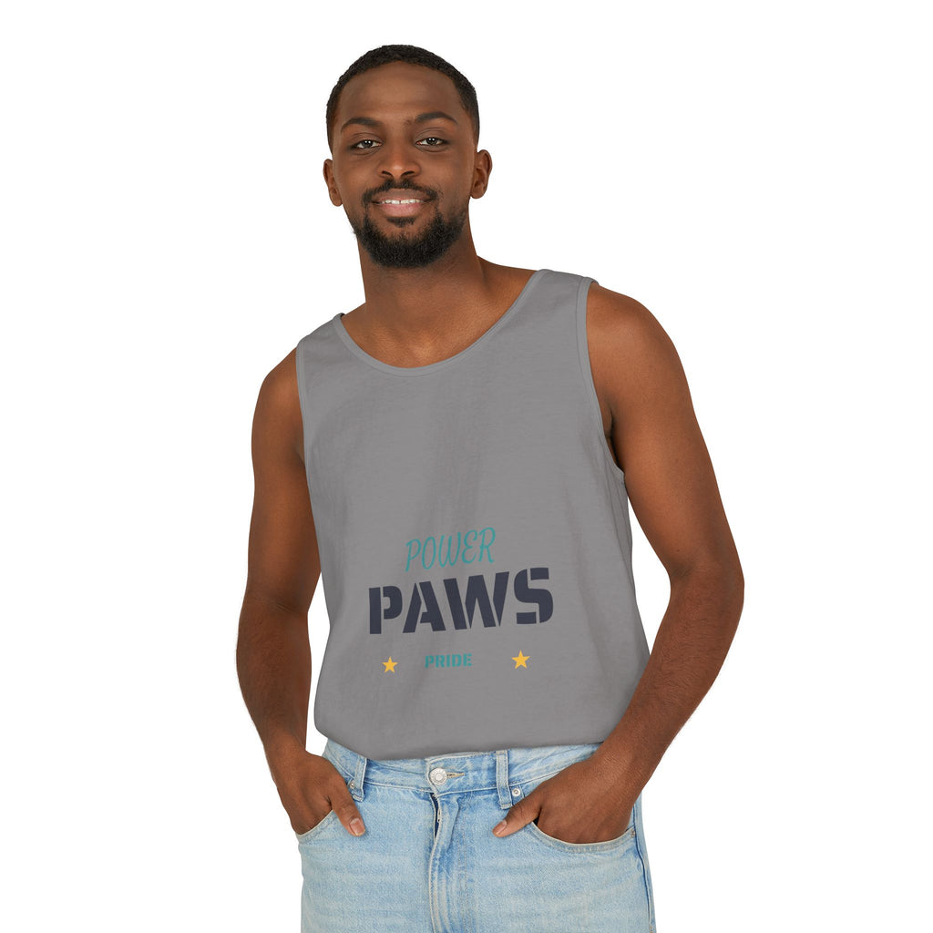 Power Paws Tank Top — "Frenchie Strong" Graphic Dog Fitness Tank