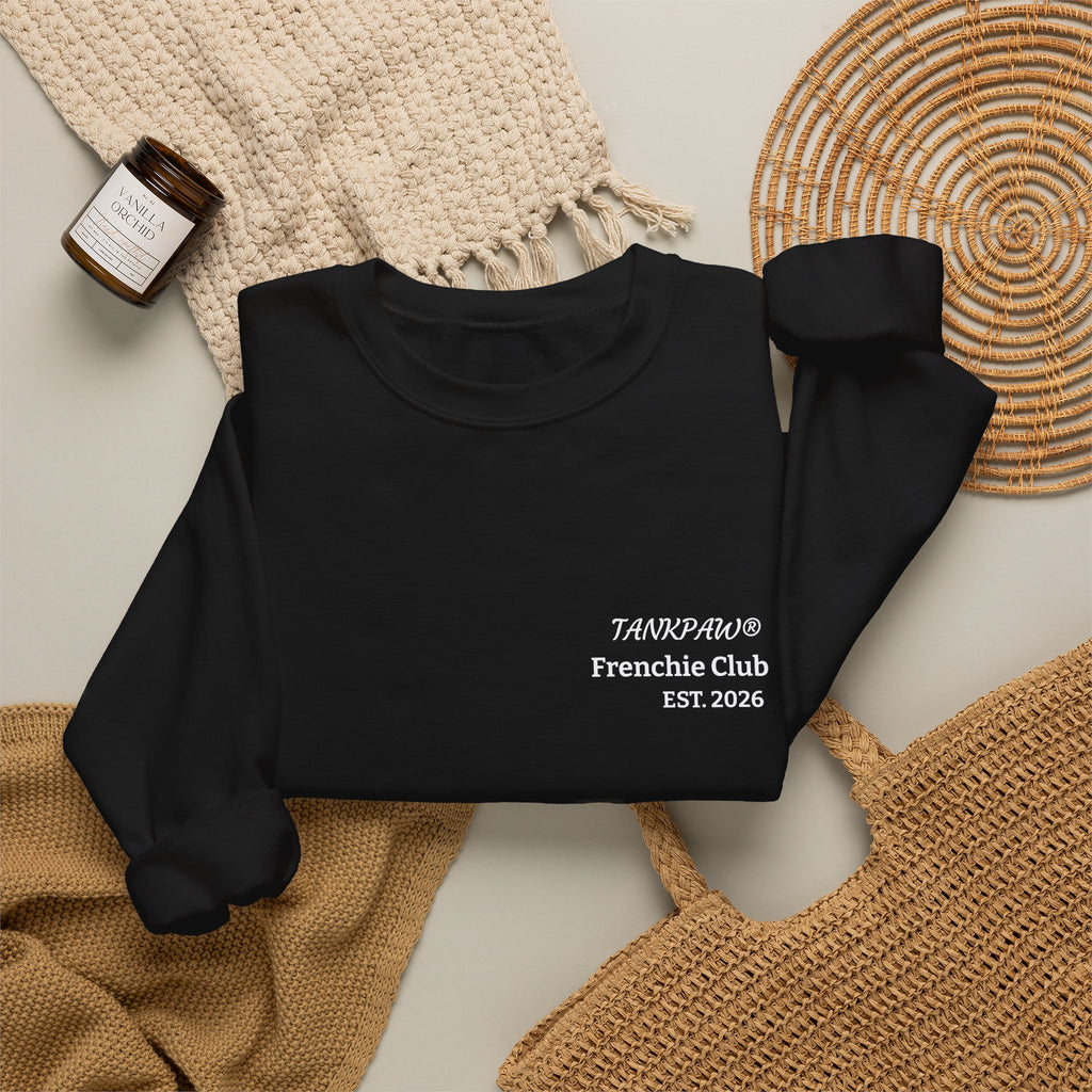 TankPaw® Frenchie Strong Club Premium Sweatshirt – Vintage French Bulldog Crewneck