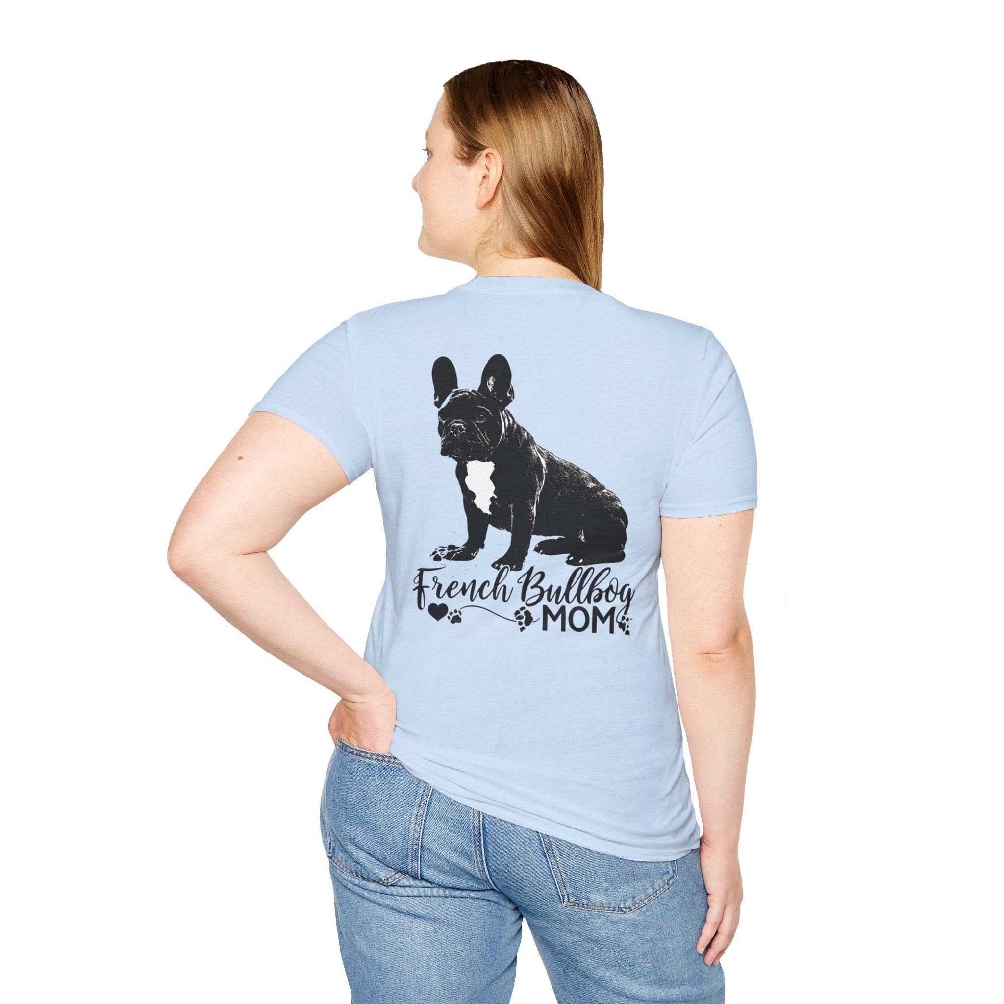 French Bulldog Mom T-Shirt | Proud Dog Mom Gift | Cute Frenchie Lover Apparel | TankPaw