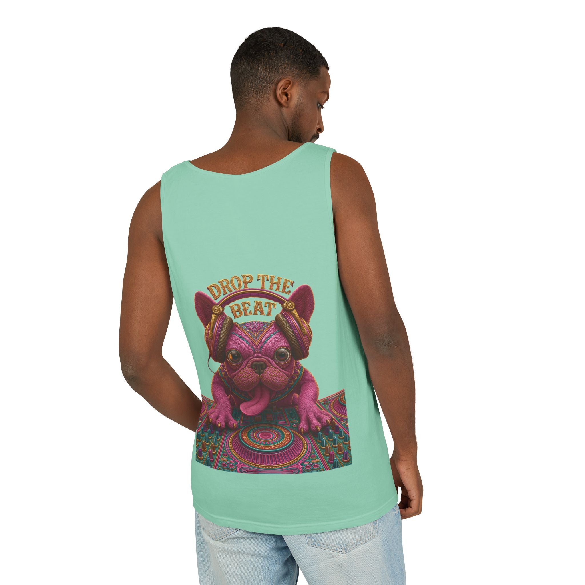 French Bulldog DJ Tank Top – EDM Music Festival Shirt for Dog Lovers | TankPaw™