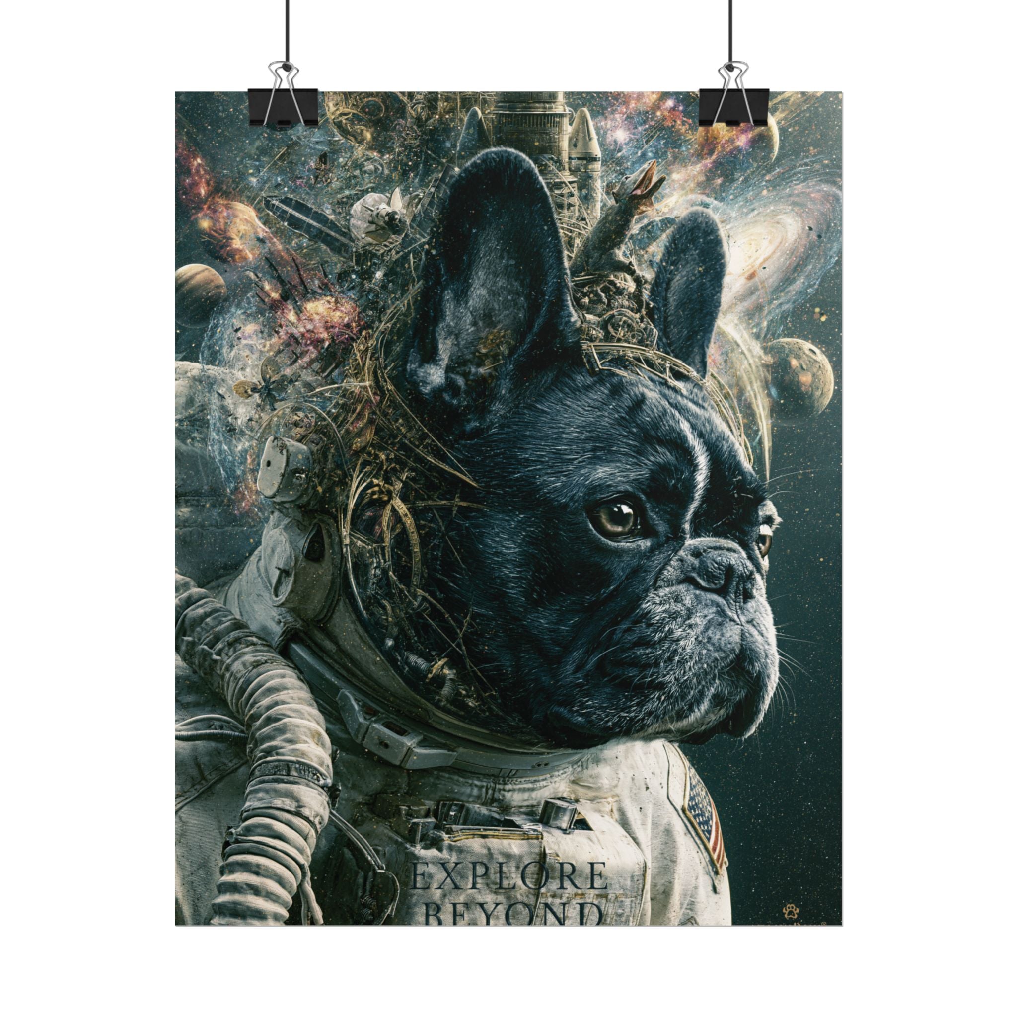 TankPaw® French Bulldog Wall Art Poster – Premium Vintage Frenchie Decor