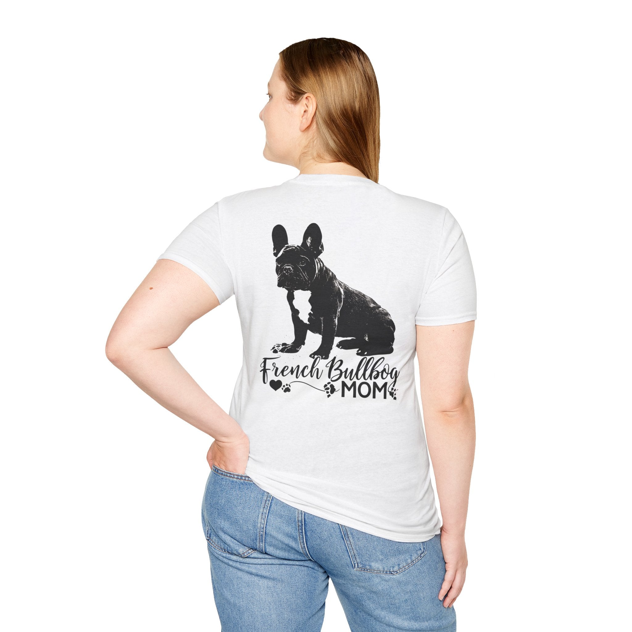 French Bulldog Mom T-Shirt | Proud Dog Mom Gift | Cute Frenchie Lover Apparel | TankPaw