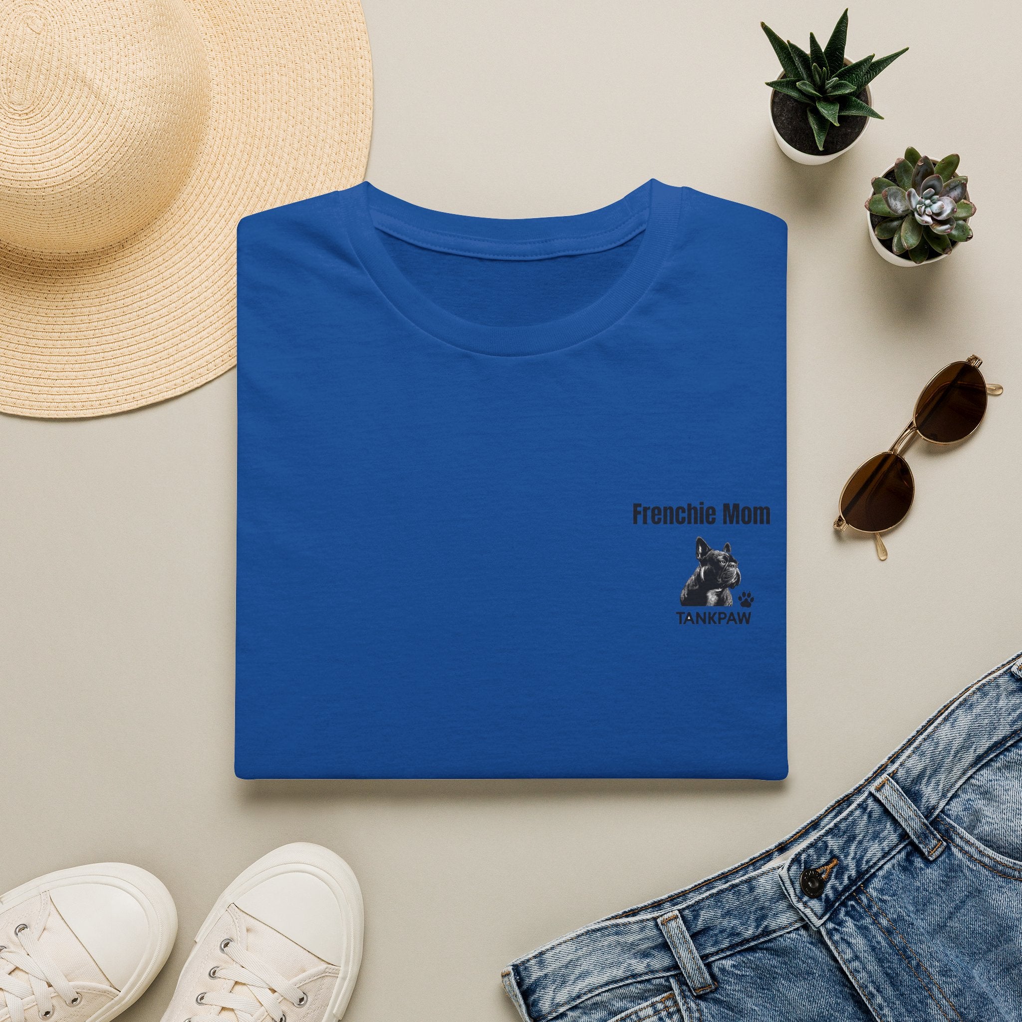French Bulldog Mom T-Shirt | Proud Dog Mom Gift | Cute Frenchie Lover Apparel | TankPaw