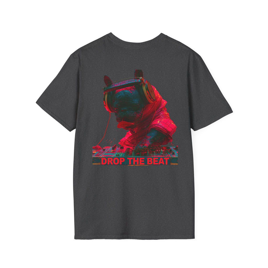 Frenchie Beats T-Shirt – DJ French Bulldog Music Festival Graphic Tee