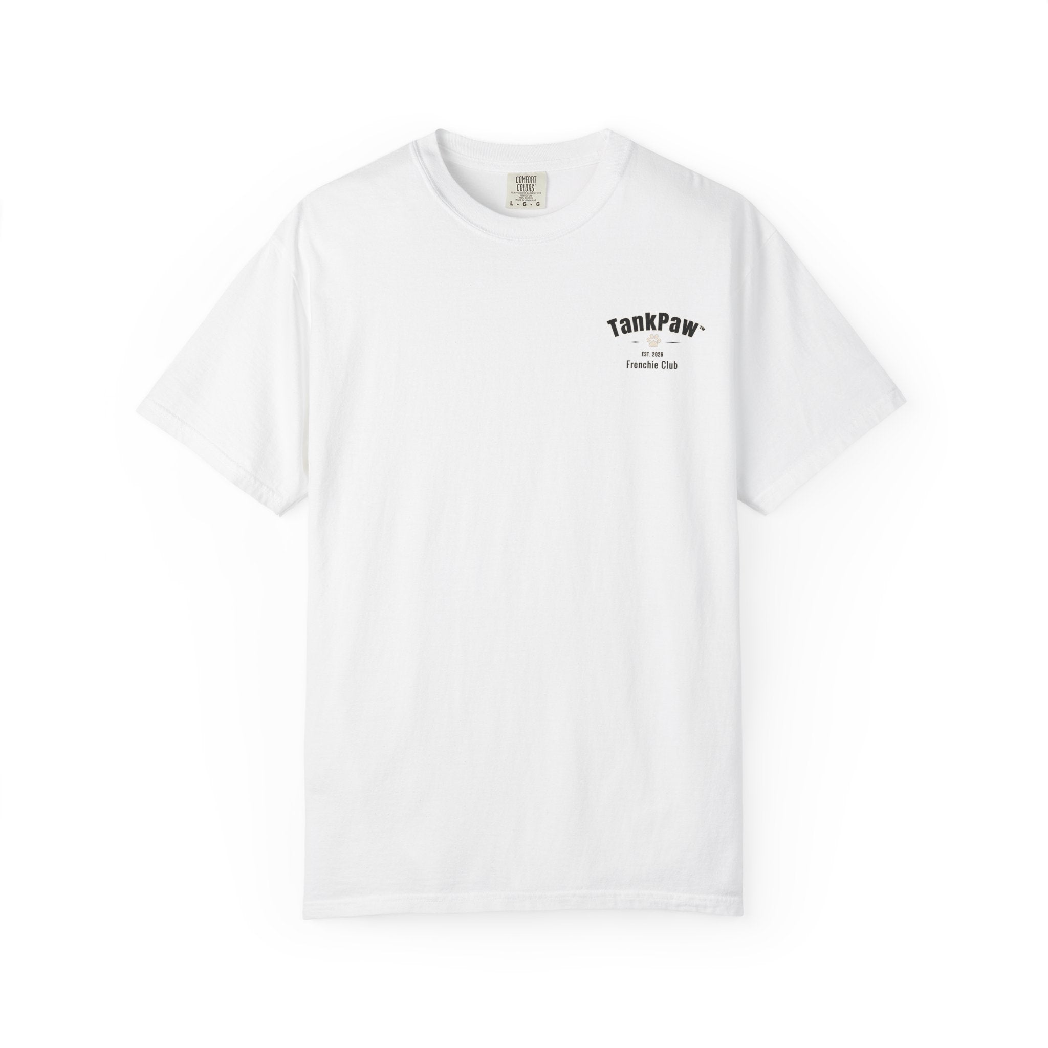 Frenchie Strong Club T‑Shirt — French Bulldog Weightlifting Graphic Tee