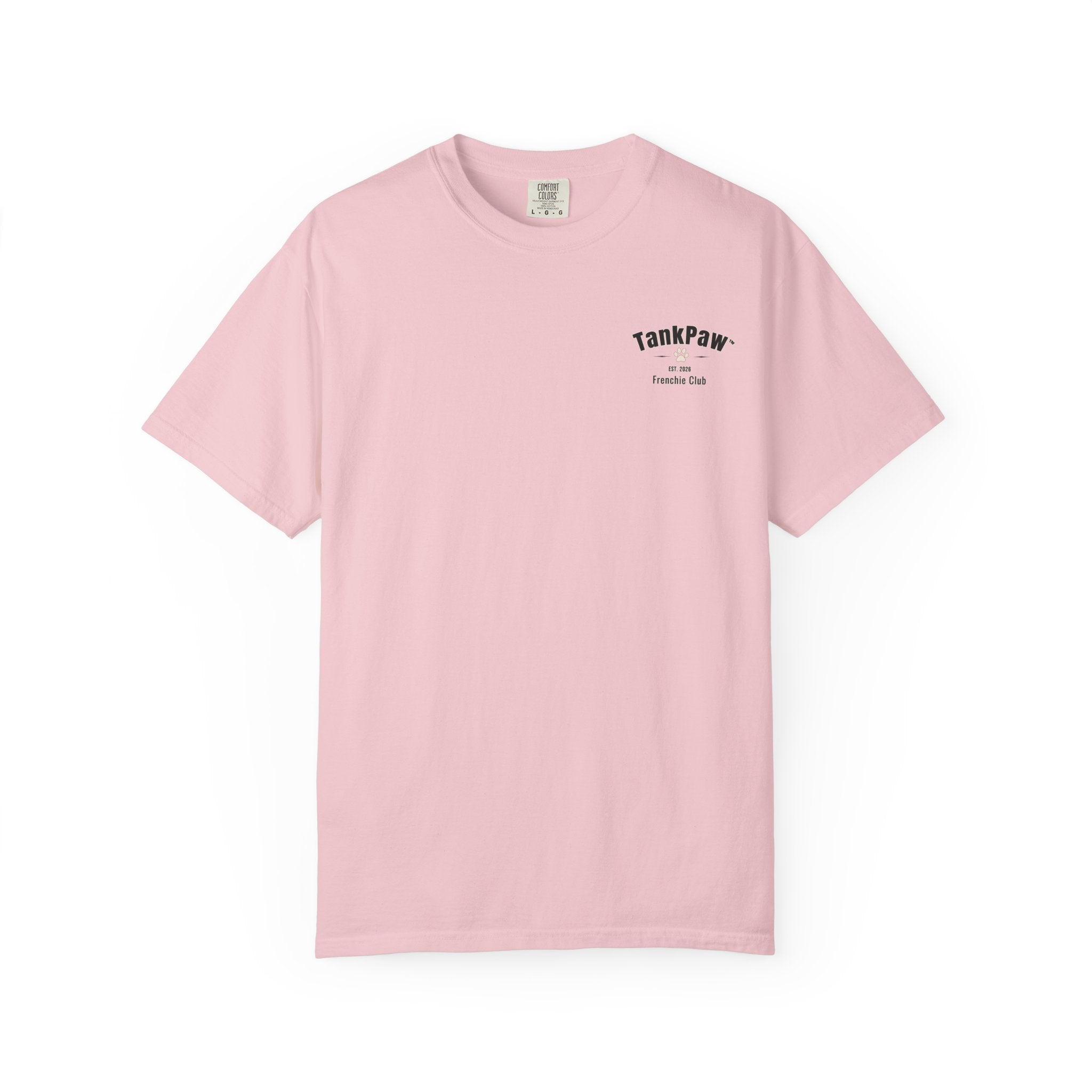 Frenchie Strong Club T‑Shirt — French Bulldog Weightlifting Graphic Tee