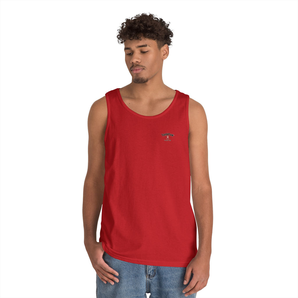 DJ Dog Tank Top - "Drop The Beat" Graphic Music Lover Tank