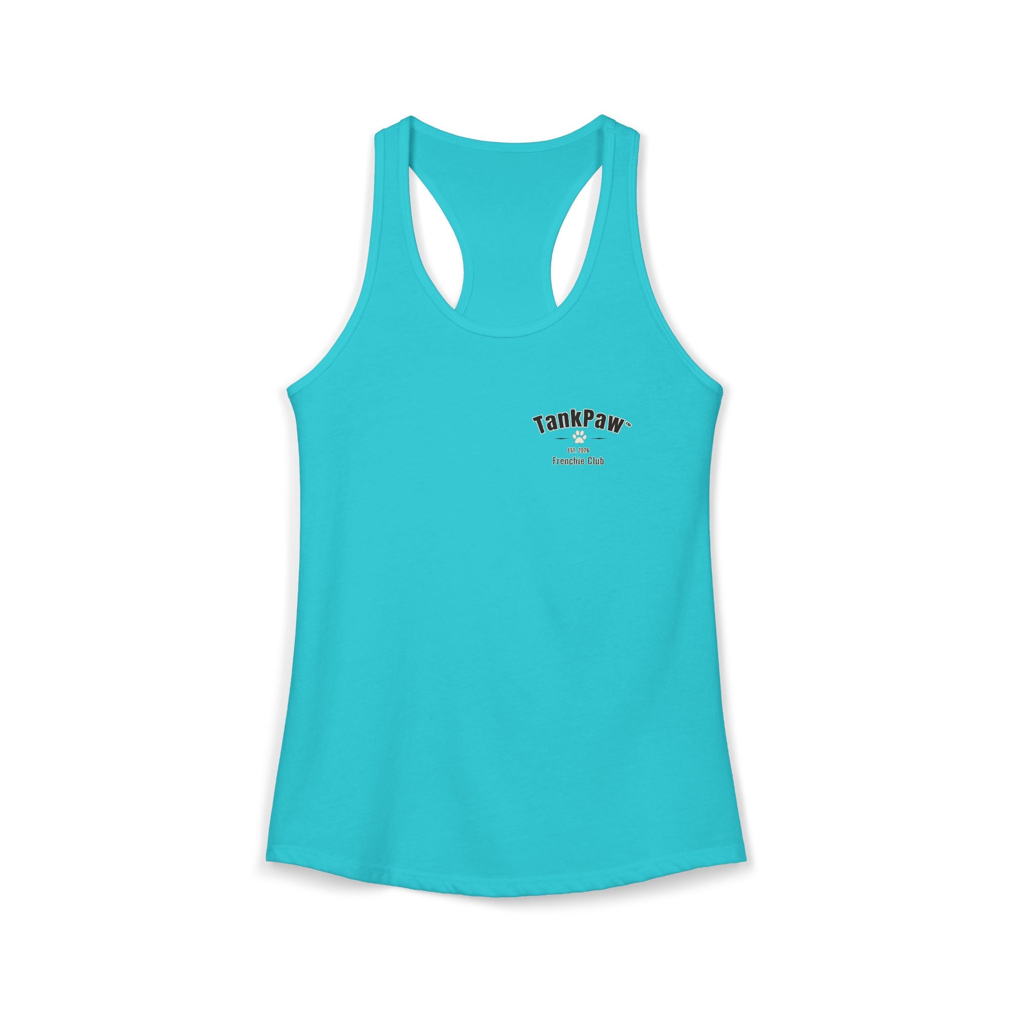 TankPaw™ Women's Frenchie Graphic T-Shirt — "DJ Dog" Design — Music Festival Theme