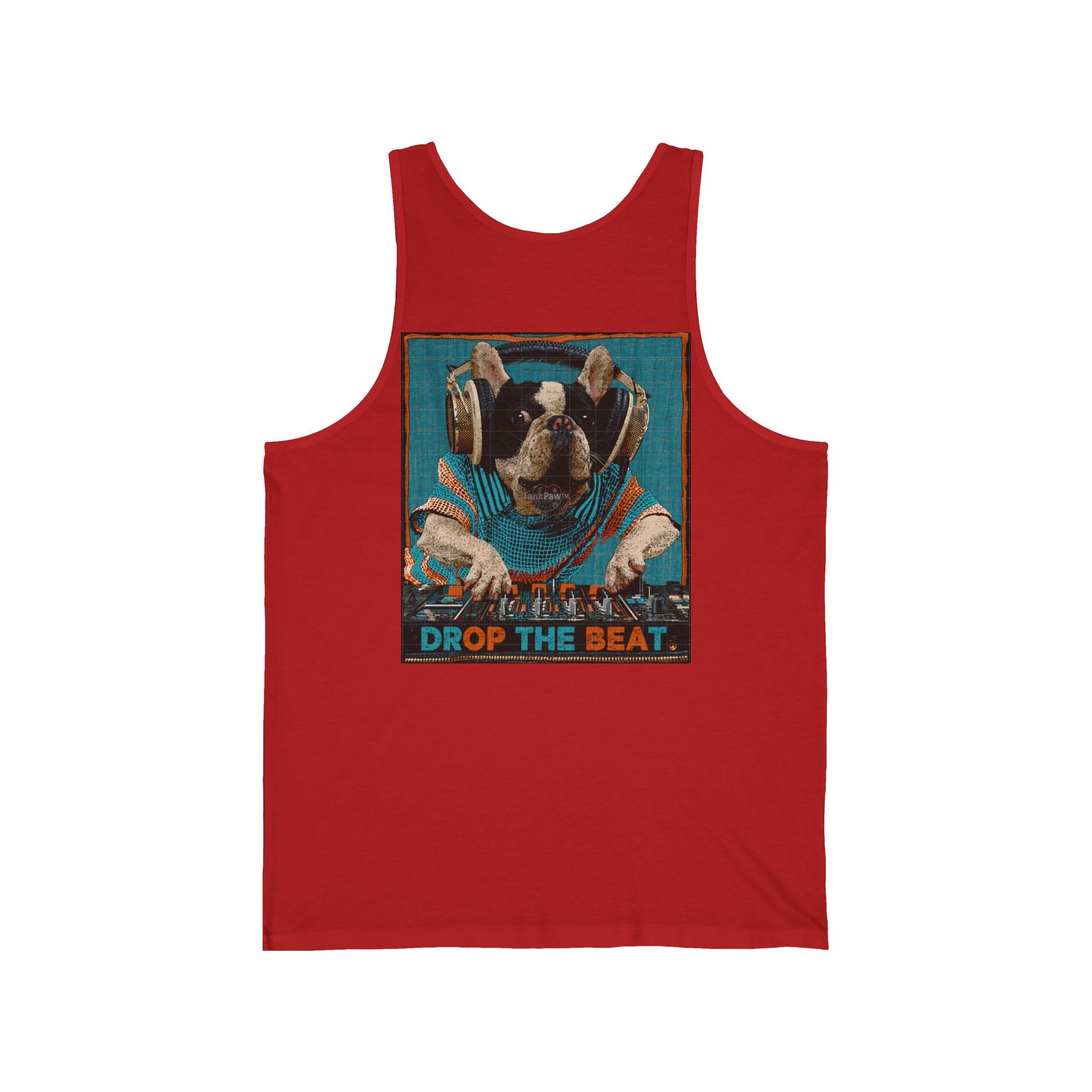 DJ Monkey 'Drop the Beat' Tank Top – Retro Music Festival Graphic