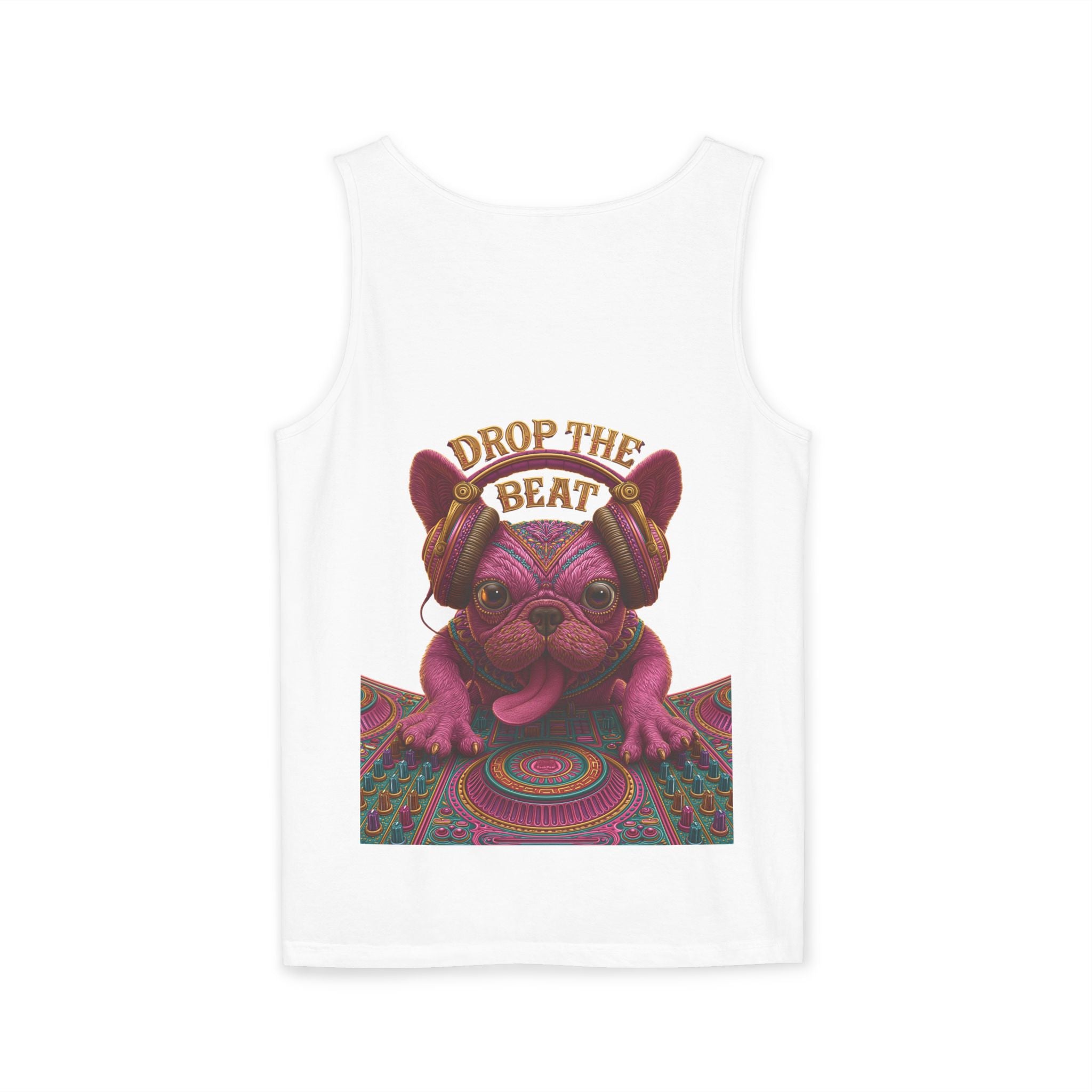 French Bulldog DJ Tank Top – EDM Music Festival Shirt for Dog Lovers | TankPaw™