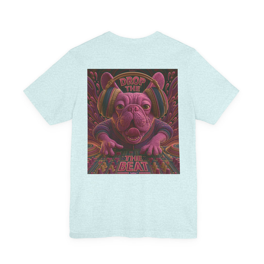 Electric French Bulldog T-Shirt – Neon DJ Dog Shirt for Music Lovers