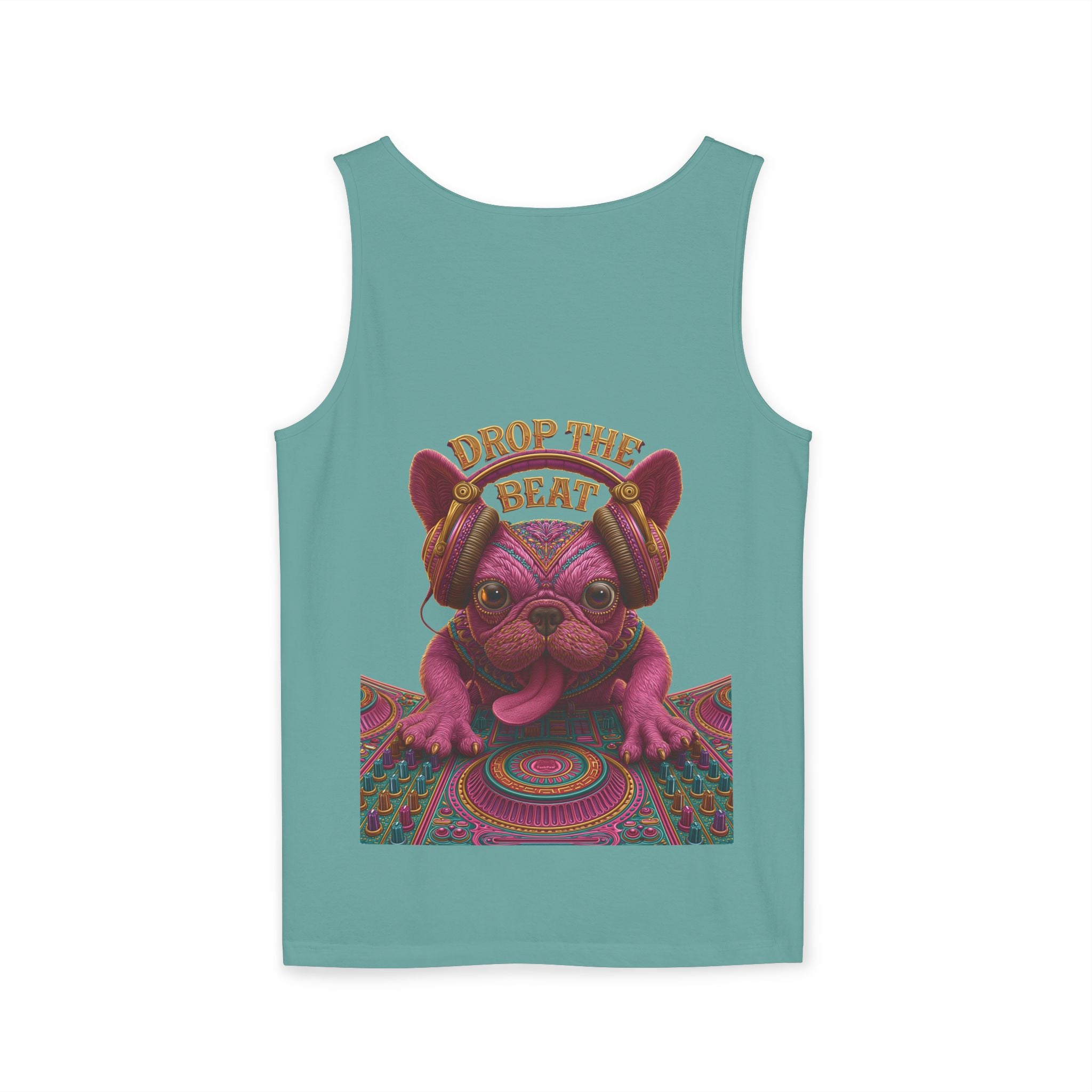 French Bulldog DJ Tank Top – EDM Music Festival Shirt for Dog Lovers | TankPaw™