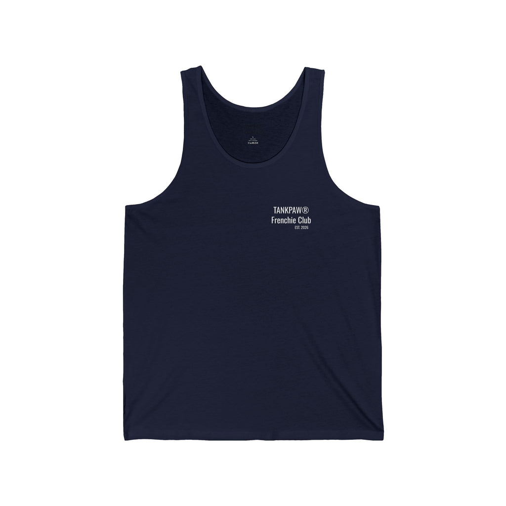 TankPaw® Frenchie Strong Club Premium Tank Top – Vintage French Bulldog Gym Tank