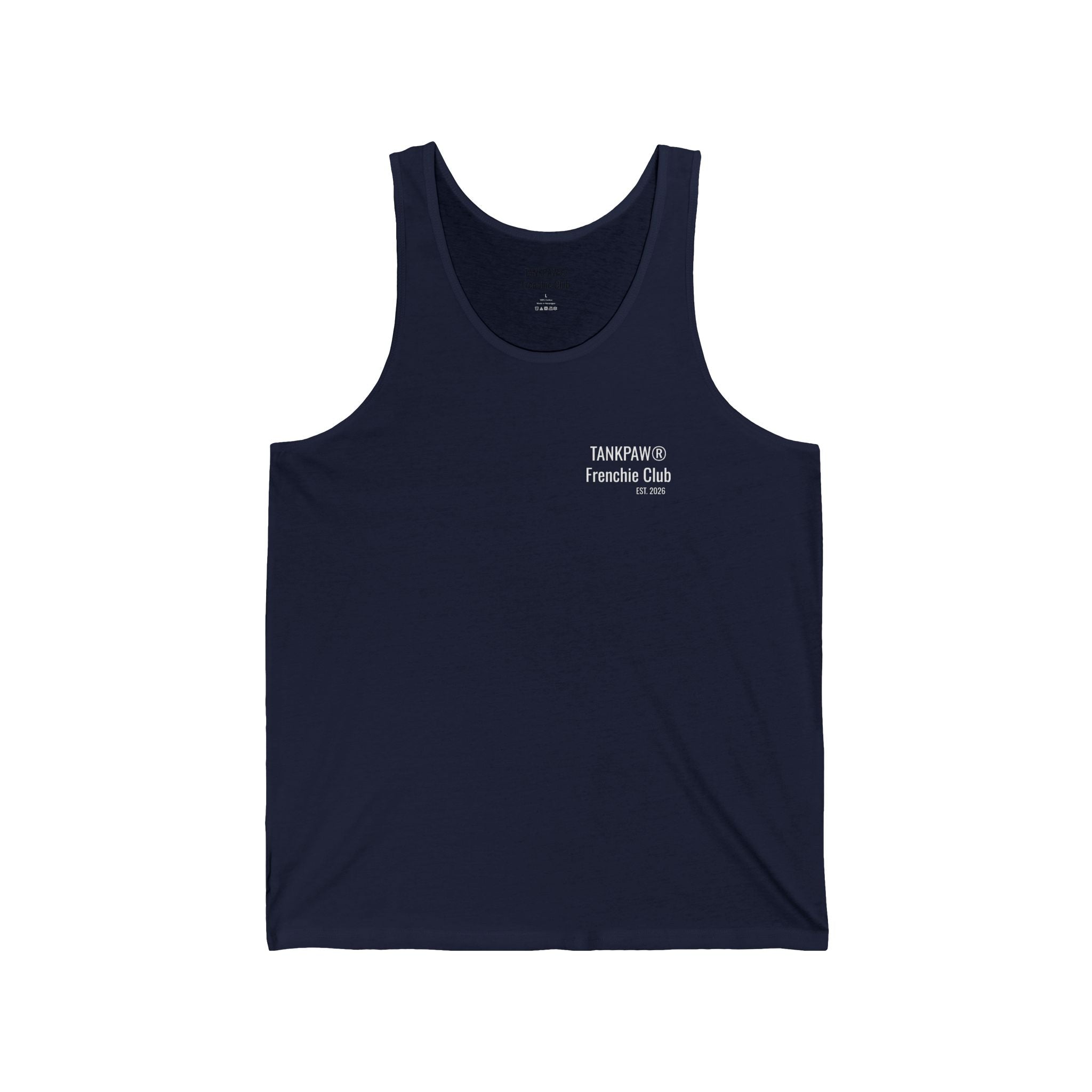 TankPaw® Frenchie Strong Club Premium Tank Top – Vintage French Bulldog Gym Tank