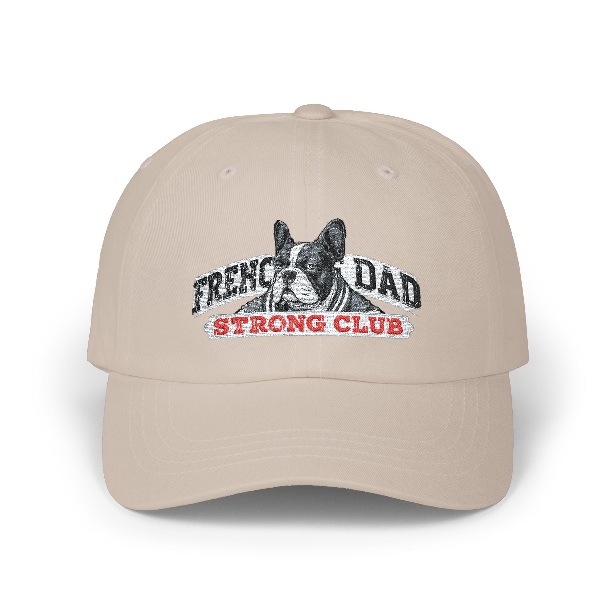 Dad Cap — TankPaw® Frenchie Dad Embroidered Baseball Cap – Premium French Bulldog Dad Hat for Dog Lovers