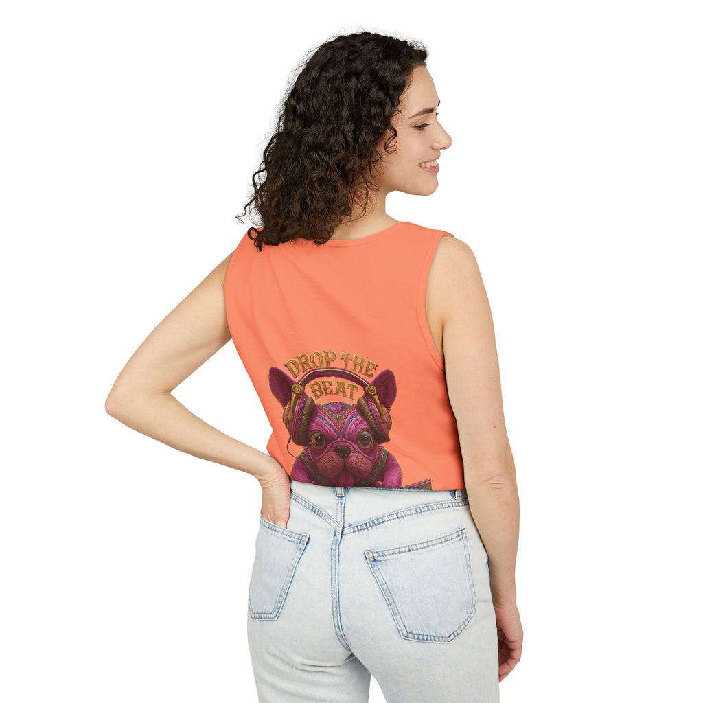 French Bulldog DJ Tank Top – EDM Music Festival Shirt for Dog Lovers | TankPaw™