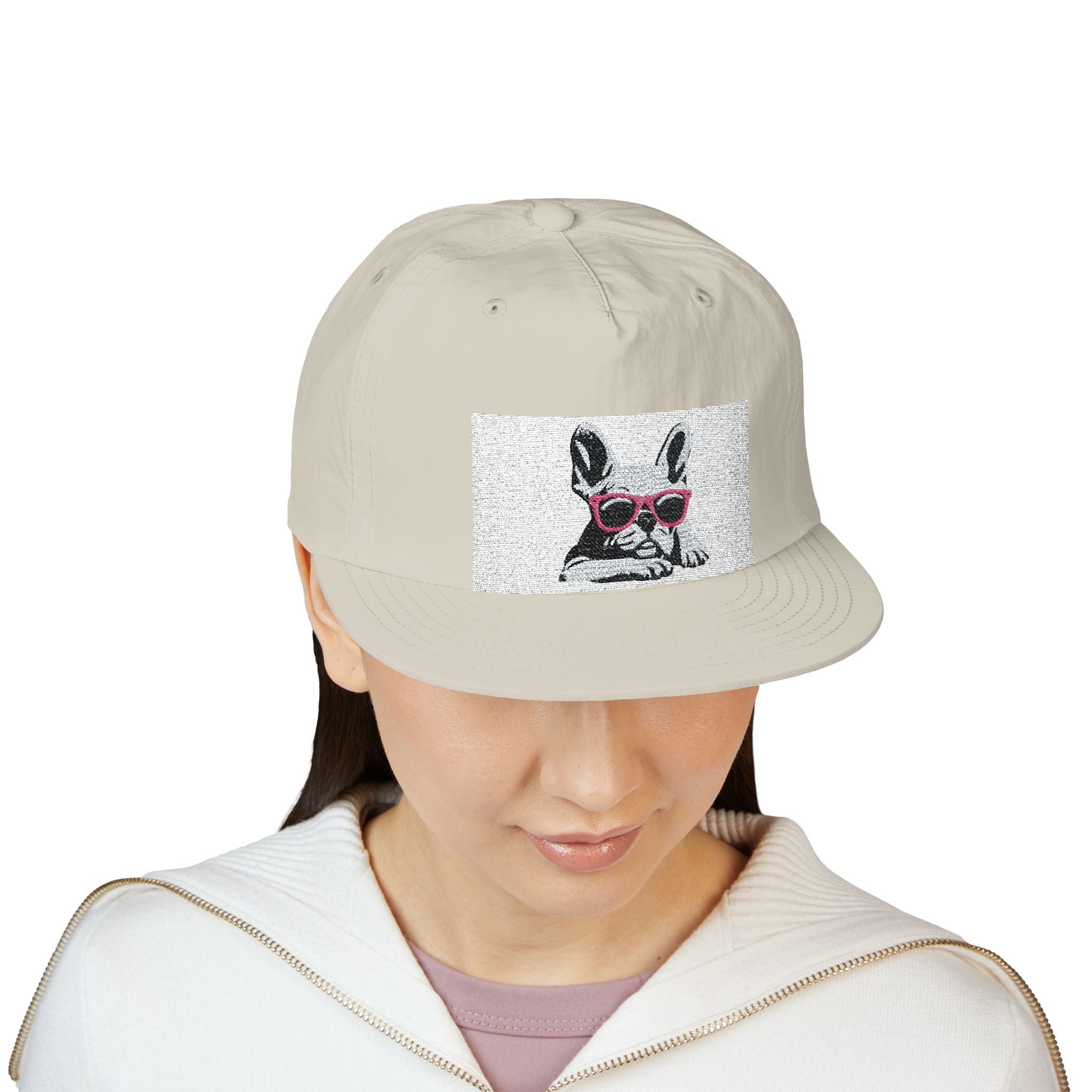 Surf Cap —French Bulldog Mom Hat – Embroidered Baseball Cap for Frenchie Lovers