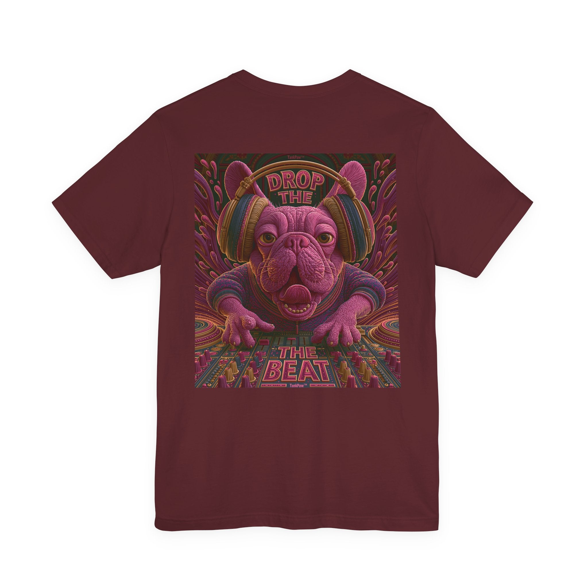 Electric French Bulldog T-Shirt – Neon DJ Dog Shirt for Music Lovers