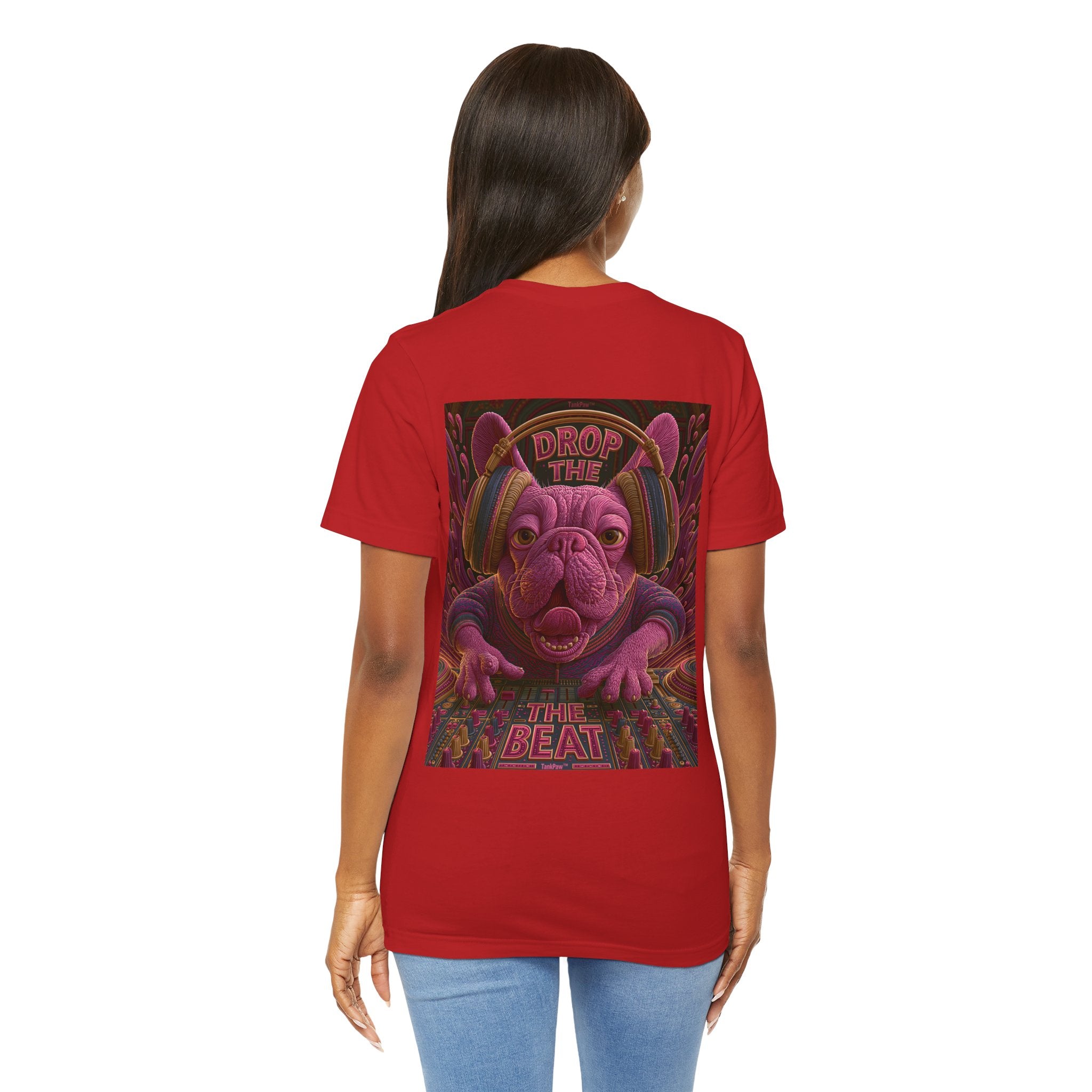 Electric French Bulldog T-Shirt – Neon DJ Dog Shirt for Music Lovers