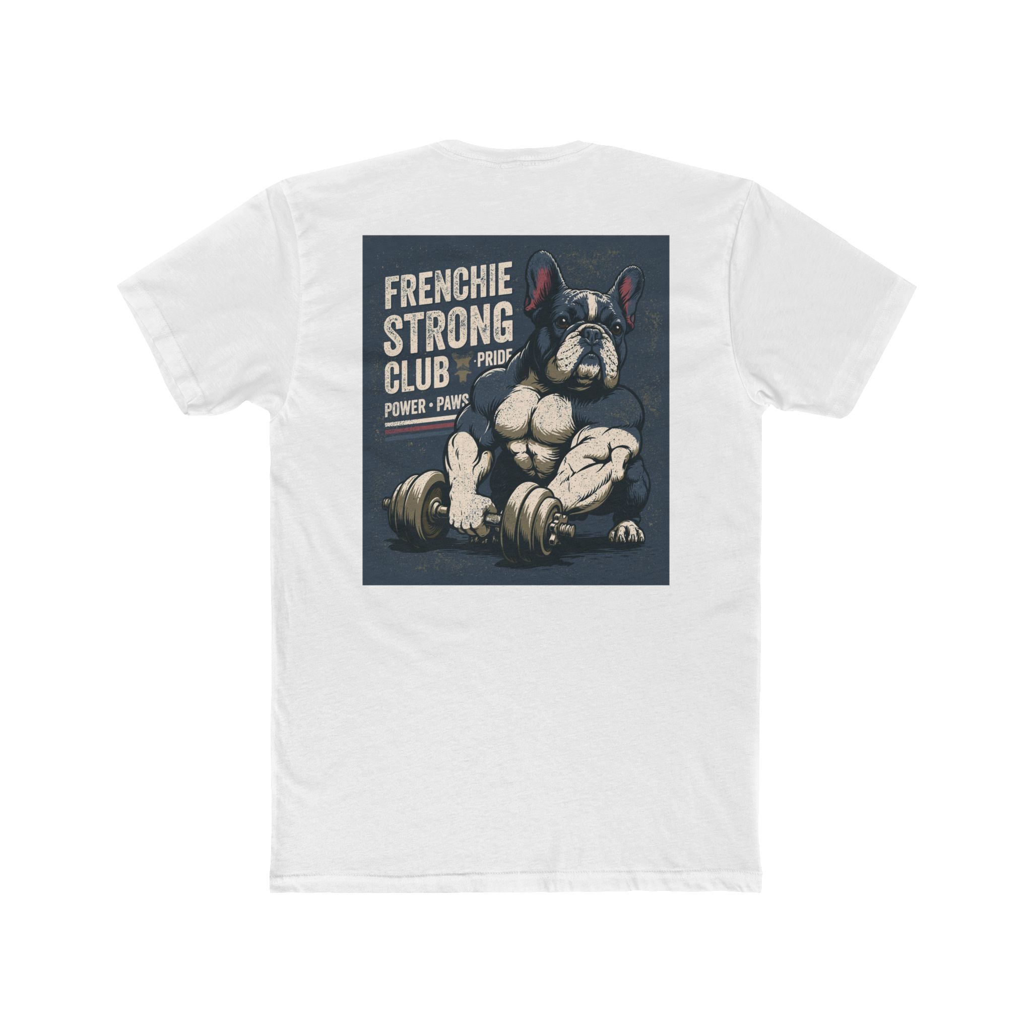 Muscular French Bulldog Graphic T-Shirt | TankPaw™ Gym Collection