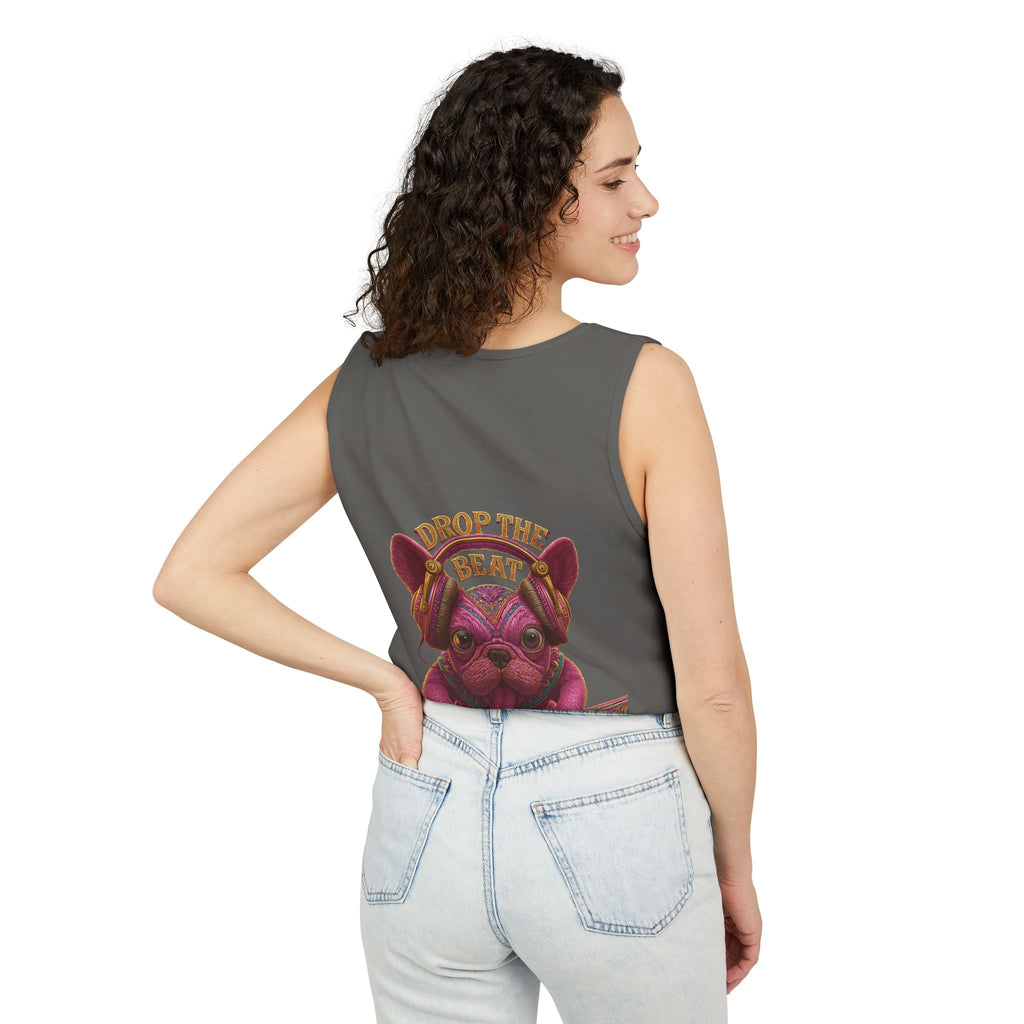 French Bulldog DJ Tank Top – EDM Music Festival Shirt for Dog Lovers | TankPaw™