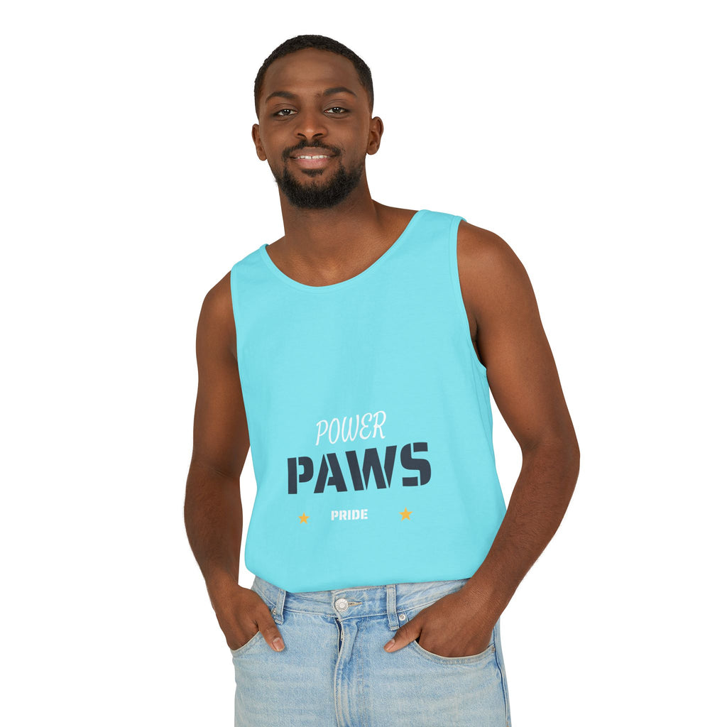 Power Paws Tank Top — "Frenchie Strong" Graphic Dog Fitness Tank
