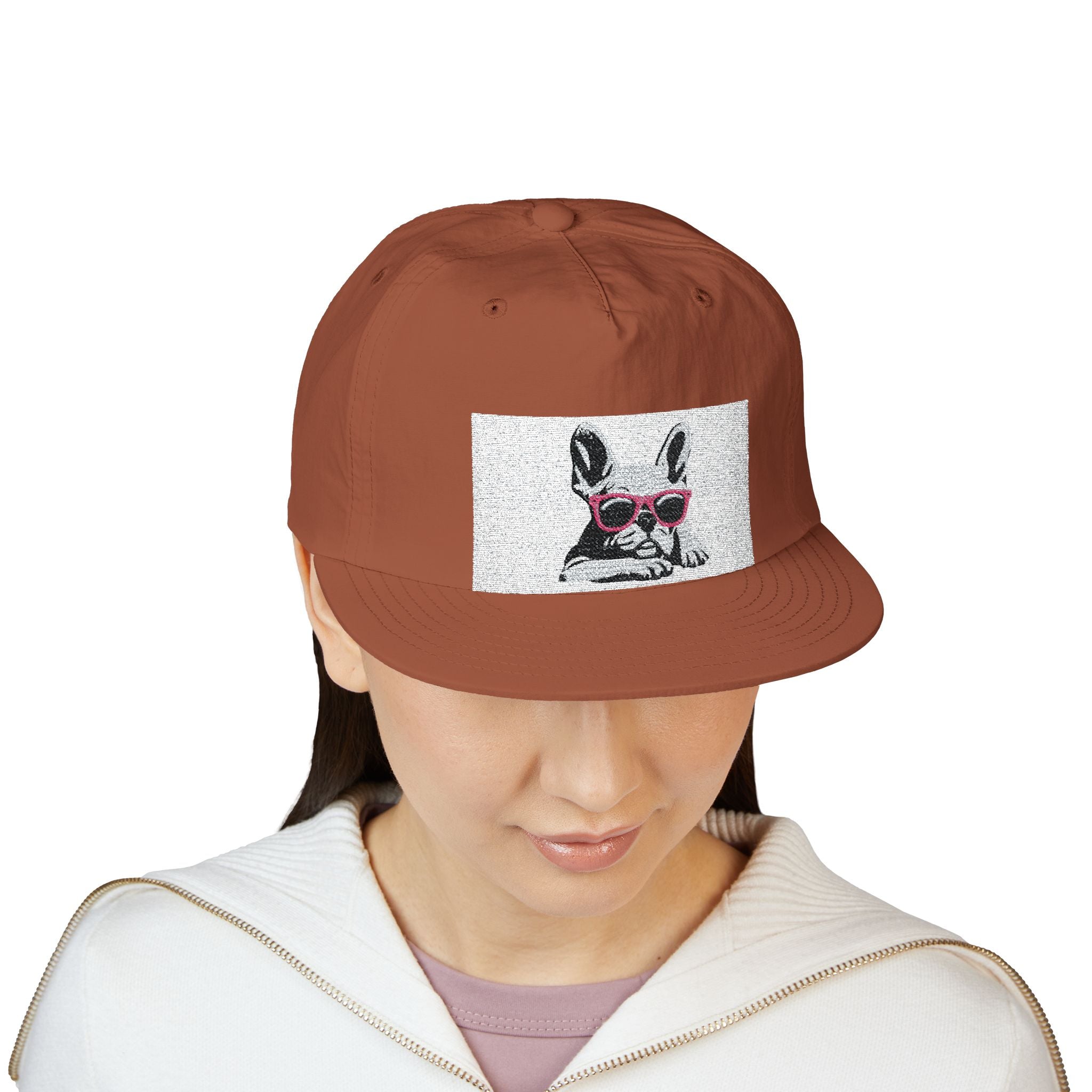 Surf Cap —French Bulldog Mom Hat – Embroidered Baseball Cap for Frenchie Lovers