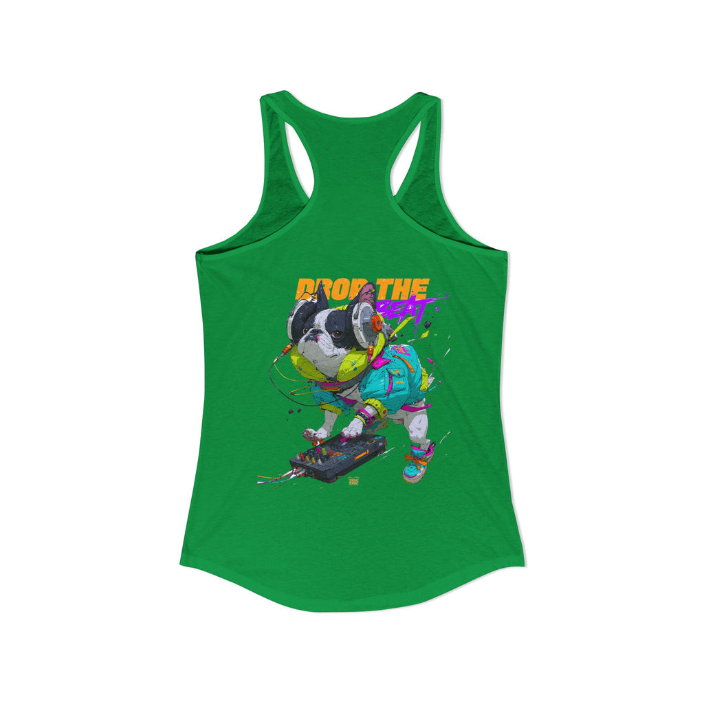 Women's French Bulldog Tank Top – Cute Frenchie Sleeveless Shirt for Dog Lovers