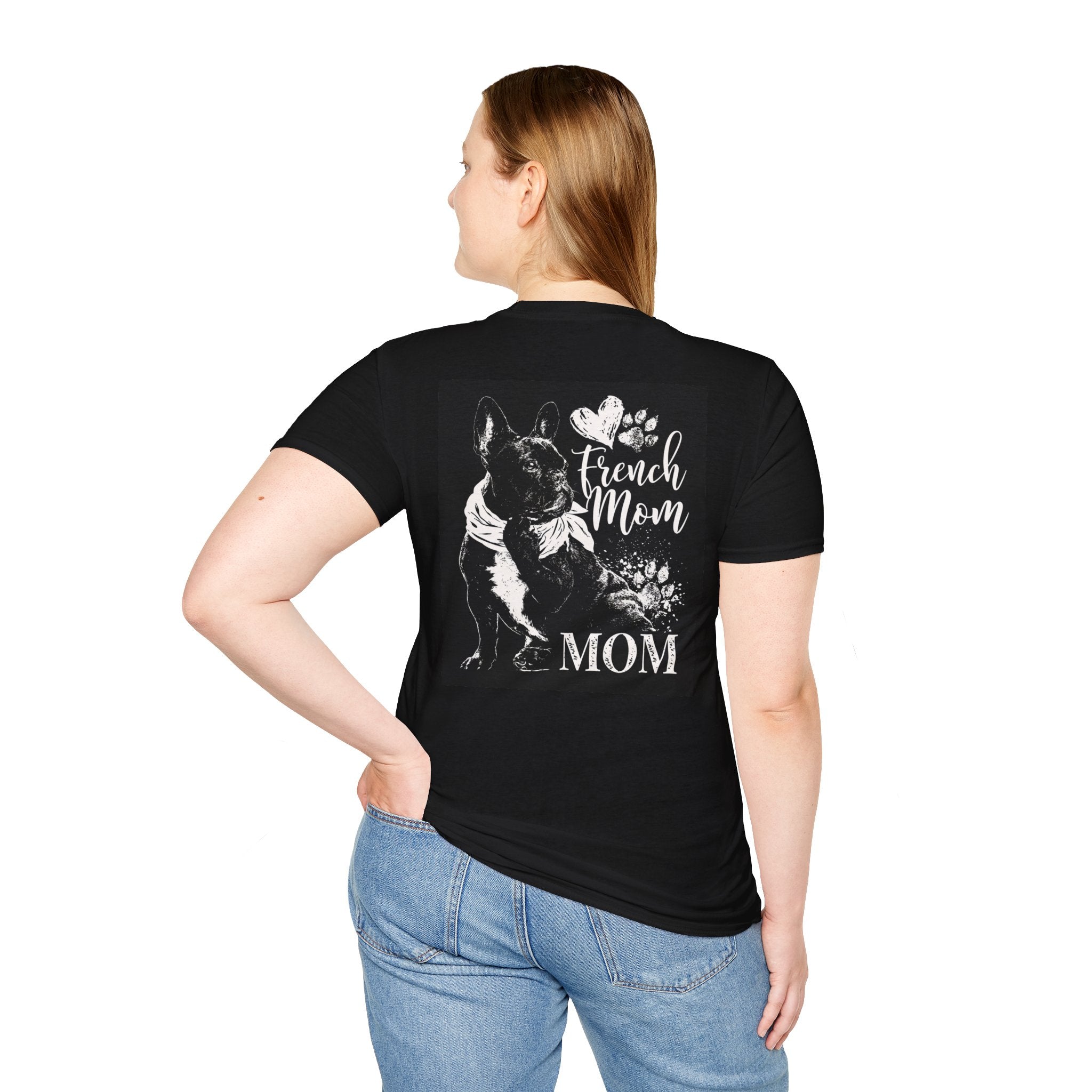 French Bulldog Mom T-Shirt | Proud Dog Mom Gift | Cute Frenchie Lover Apparel | TankPaw