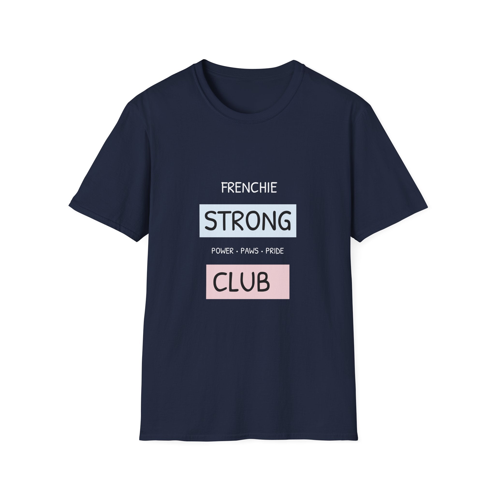 Gym French Bulldog T-Shirt – Fitness Frenchie Workout Shirt for Dog Lovers — Minimal Couples Graphic T-Shirt