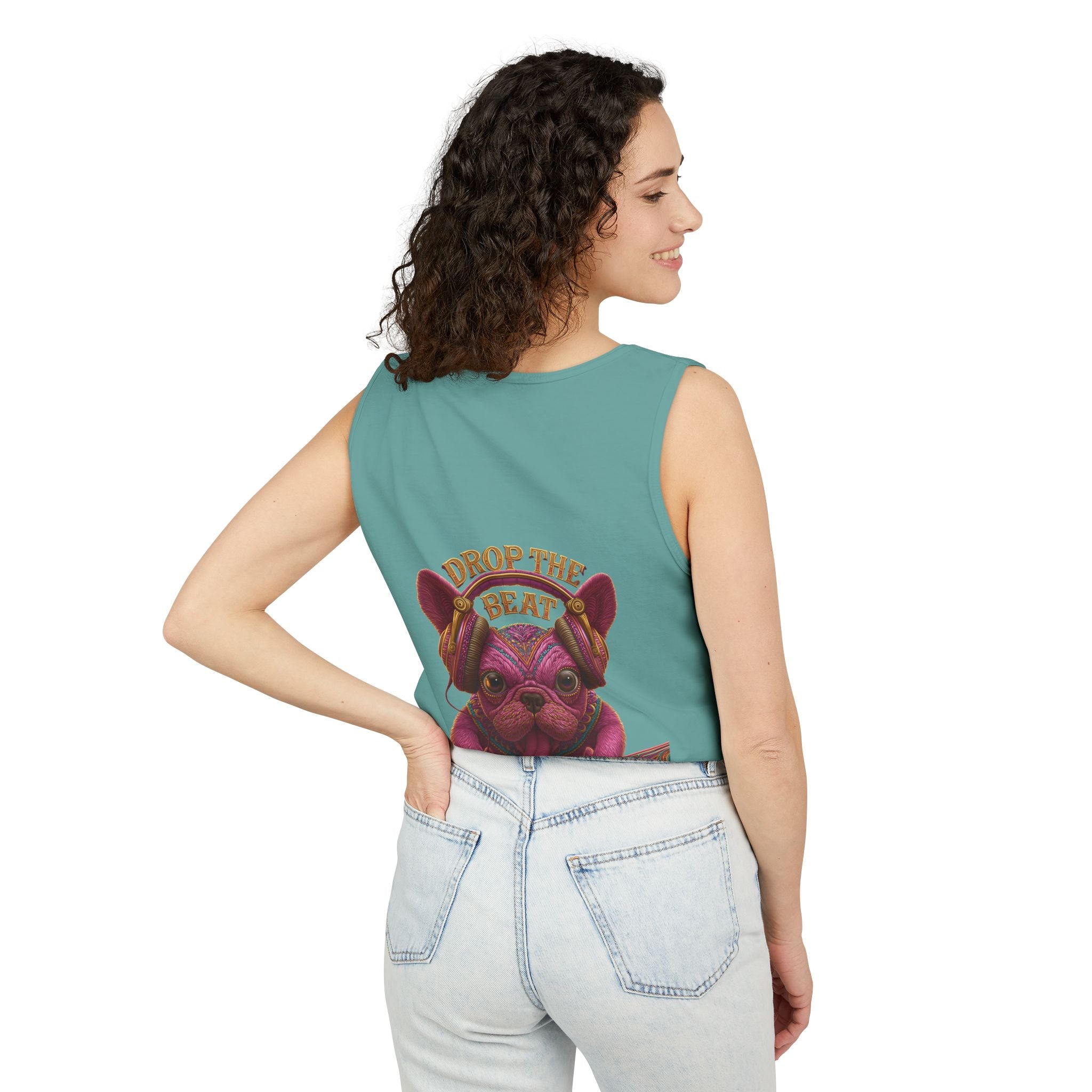 French Bulldog DJ Tank Top – EDM Music Festival Shirt for Dog Lovers | TankPaw™
