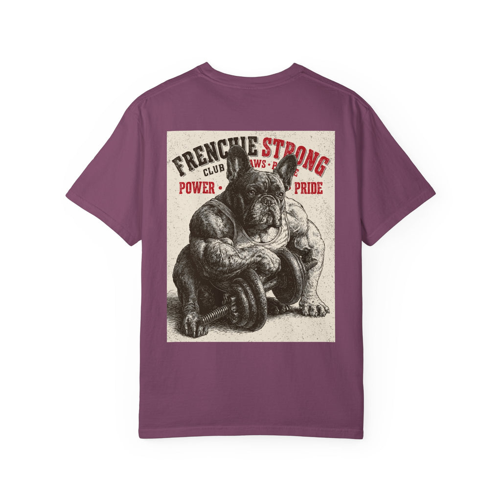 TankPaw® Frenchie Strong Club Premium T-Shirt – Vintage French Bulldog Graphic Tee