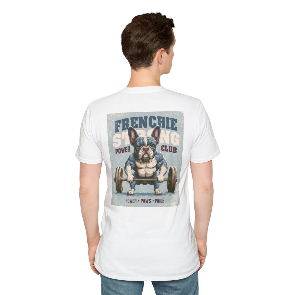 Muscle French Bulldog T-Shirt – Strong Frenchie Workout Shirt for Dog Lovers