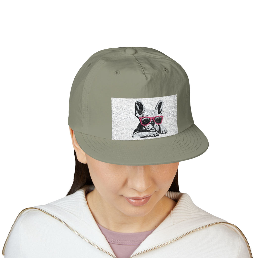 Surf Cap —French Bulldog Mom Hat – Embroidered Baseball Cap for Frenchie Lovers