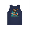 DJ Dog Tank Top - "Drop The Beat" Graphic Music Lover Tank
