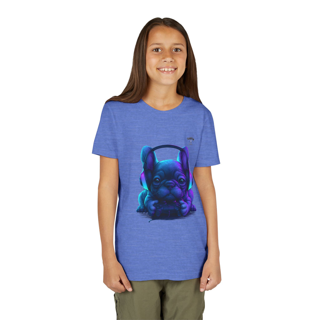 Youth French Bulldog Graphic T-Shirt – Cool Frenchie Tee for Kids & Teens