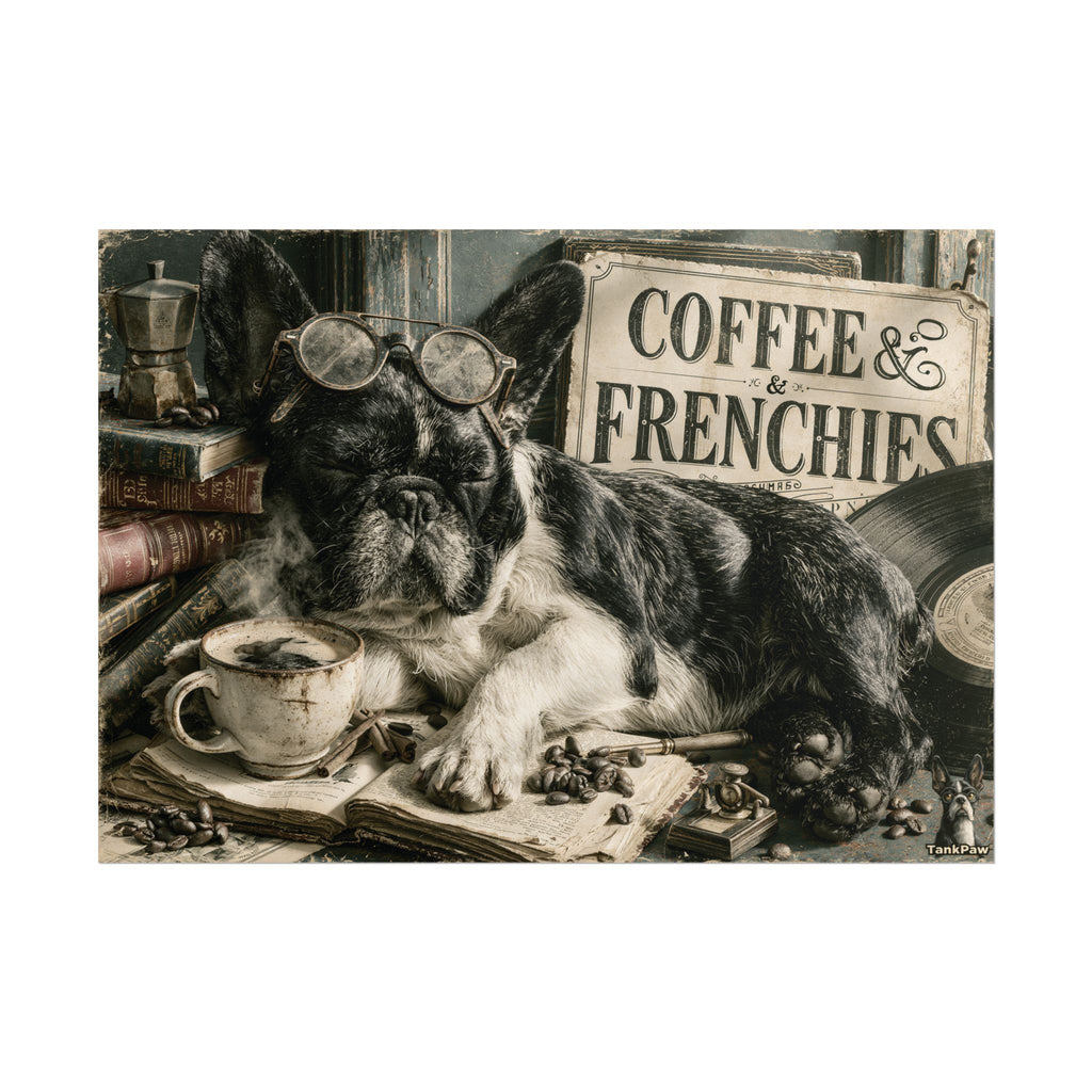 TankPaw® French Bulldog Wall Art Poster – Premium Vintage Frenchie Decor