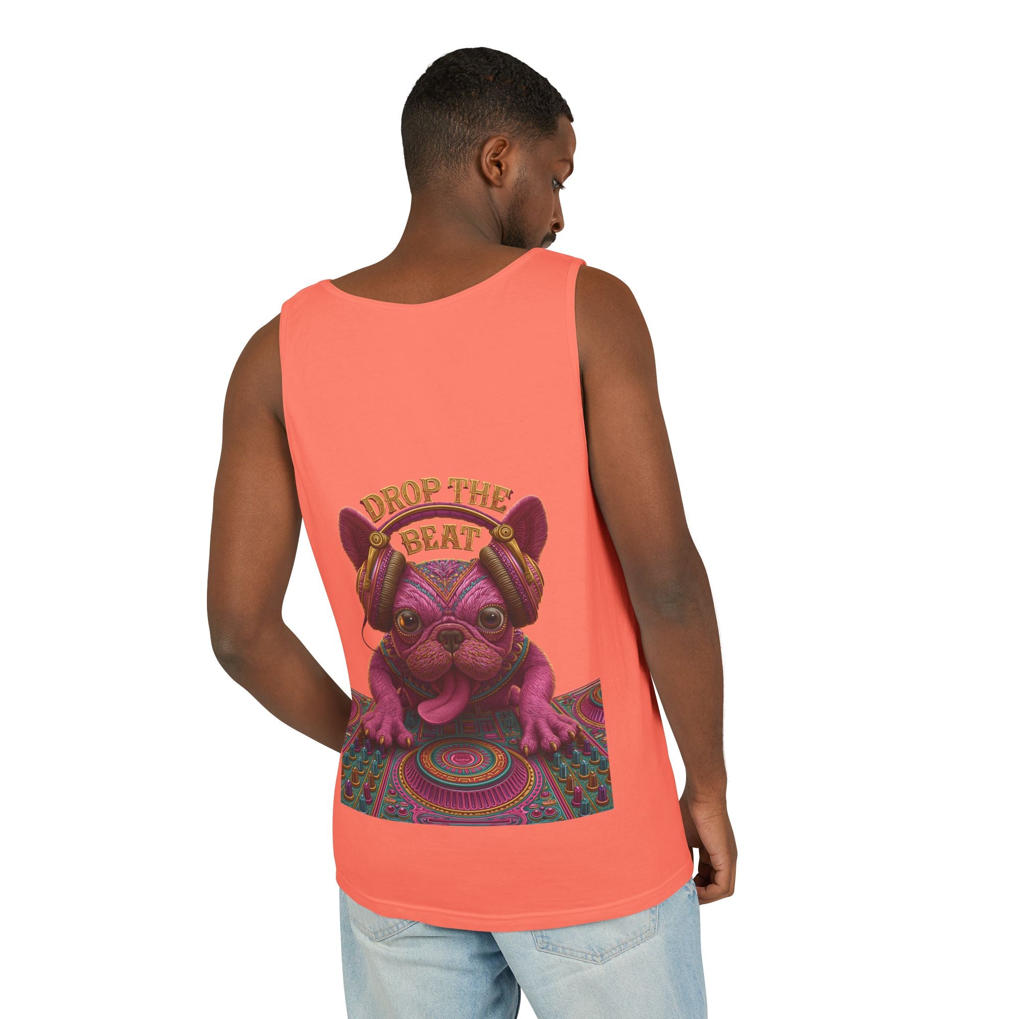 French Bulldog DJ Tank Top – EDM Music Festival Shirt for Dog Lovers | TankPaw™