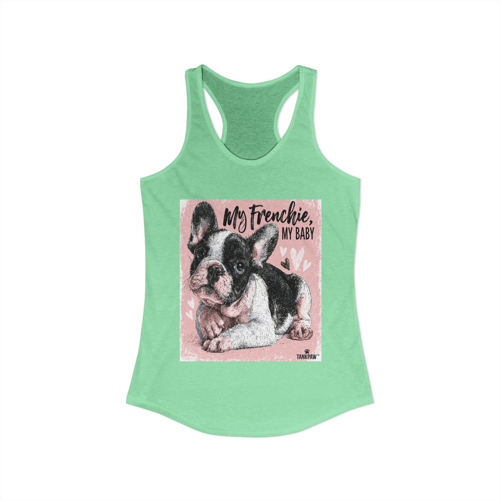 Frenchie Mom Women's Tank Top – French Bulldog Mom Sleeveless Shirt | Cute Dog Lover Gift | TankPawFrenchie Mom