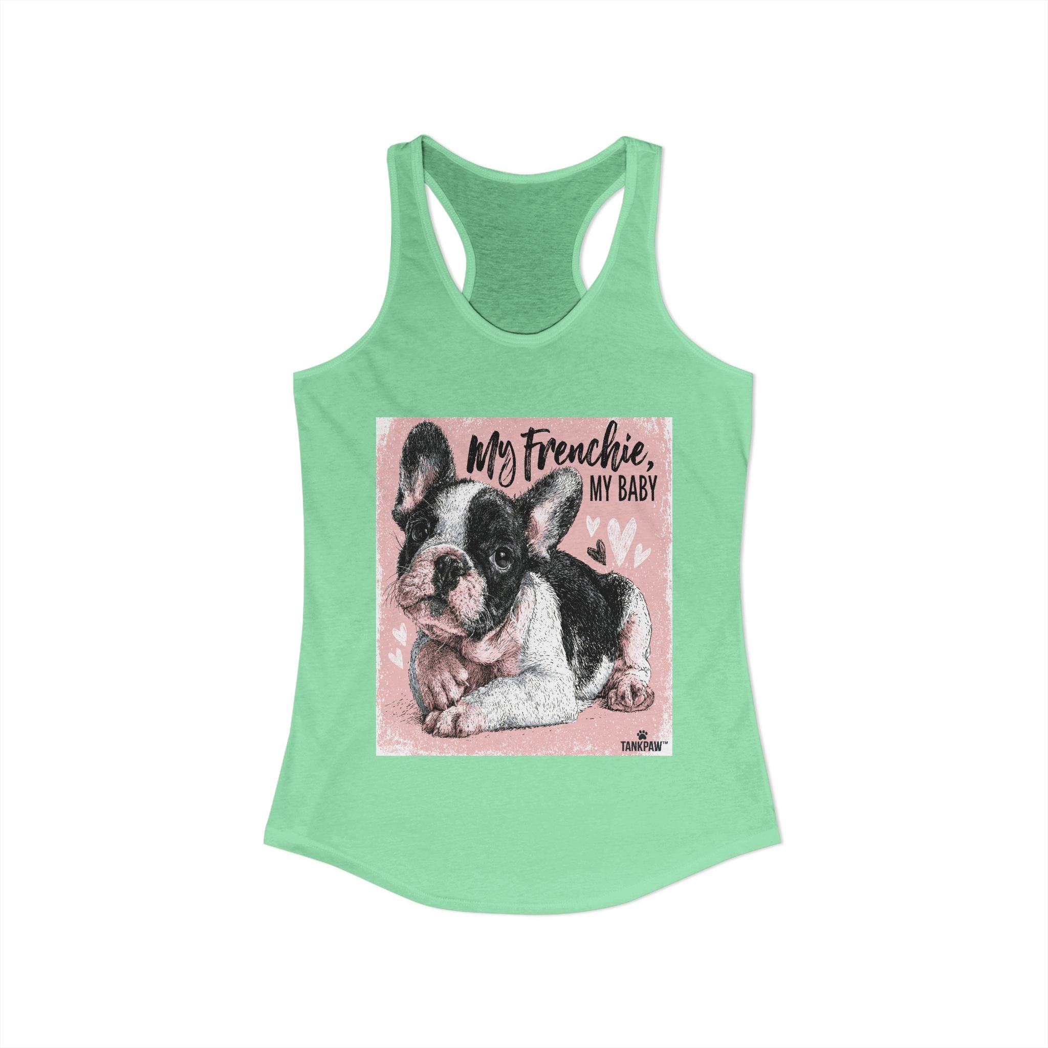 Frenchie Mom Women's Tank Top – French Bulldog Mom Sleeveless Shirt | Cute Dog Lover Gift | TankPawFrenchie Mom