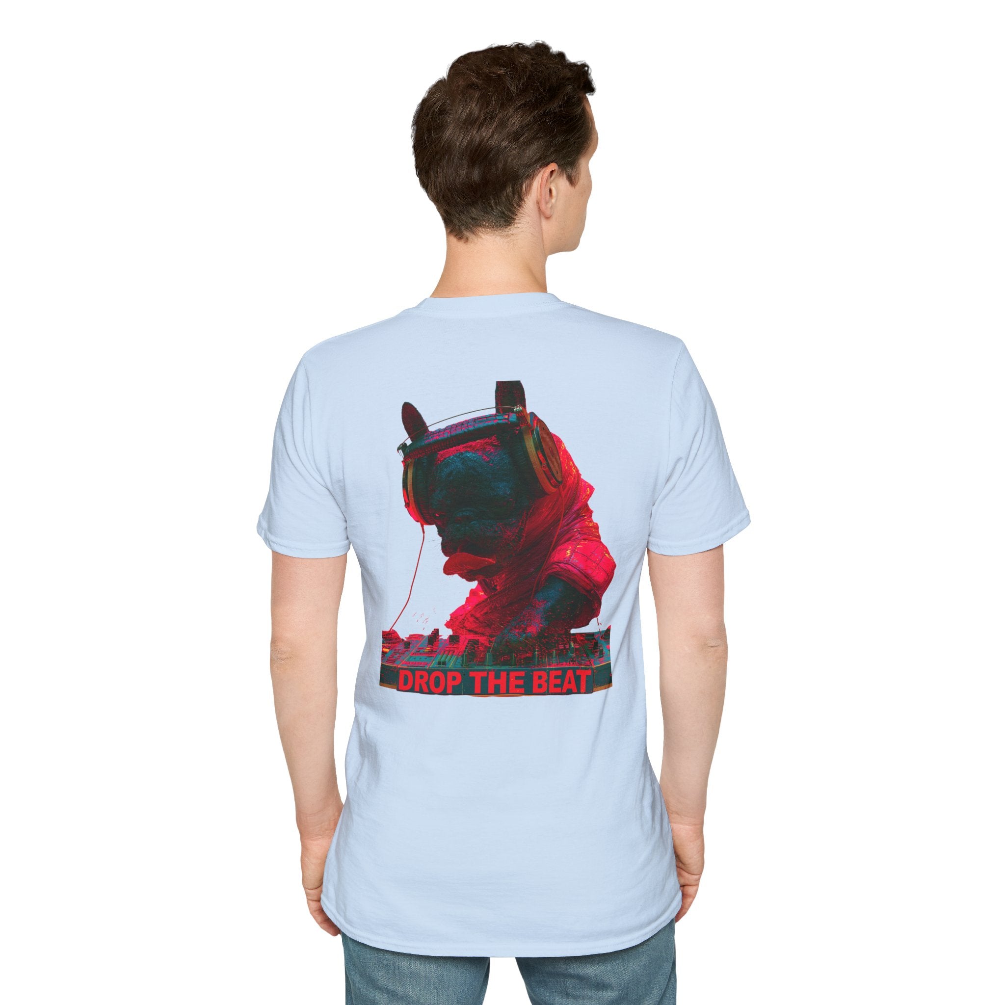 Frenchie Beats T-Shirt – DJ French Bulldog Music Festival Graphic Tee