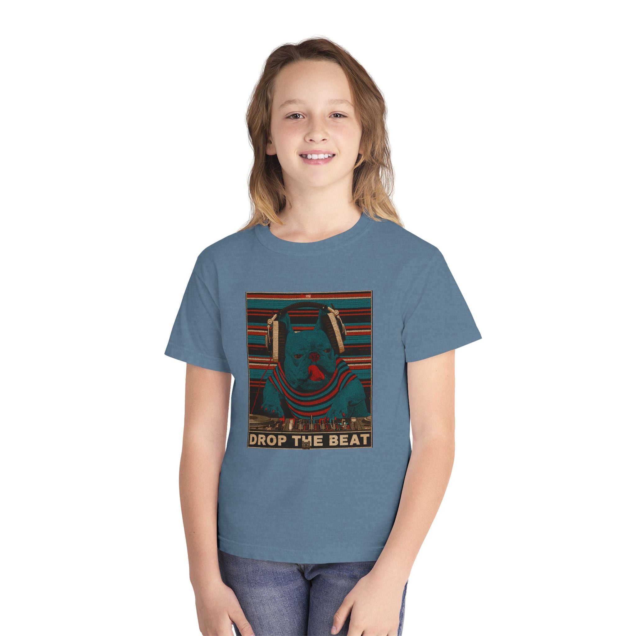 Frenchie Youth T-Shirt – Fun French Bulldog Tee for Boys & Girls